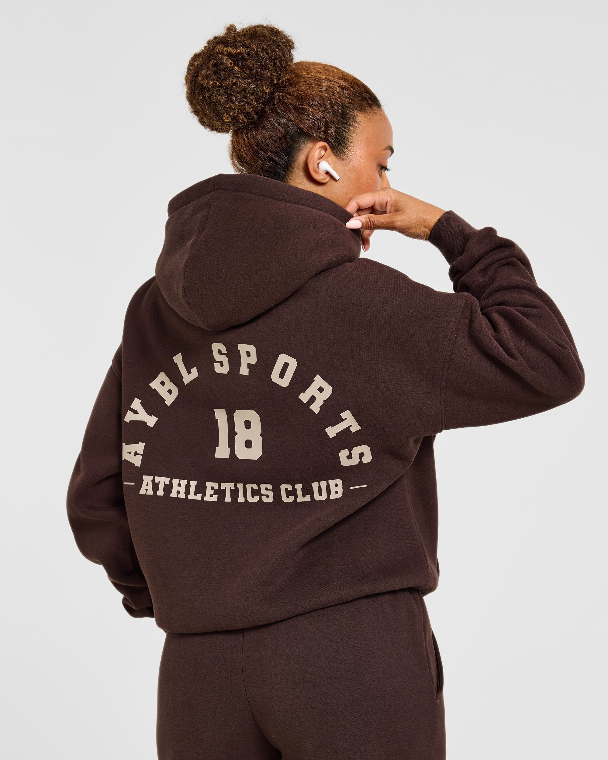 AYBL Sports 18 Oversized Hoodie - Cocoa Marron