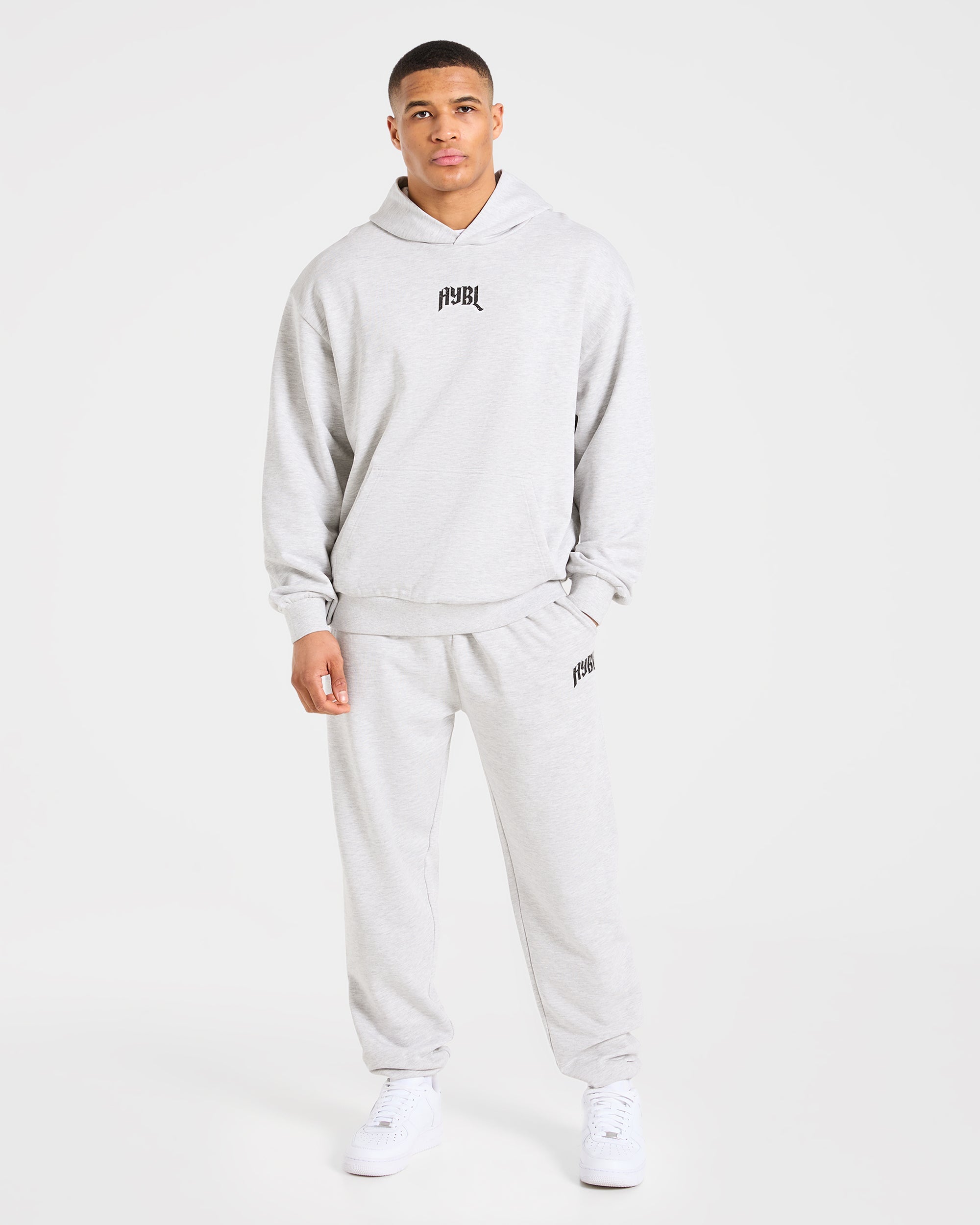 Heavy Lifting Gothic Oversized Joggers - Gris Marl