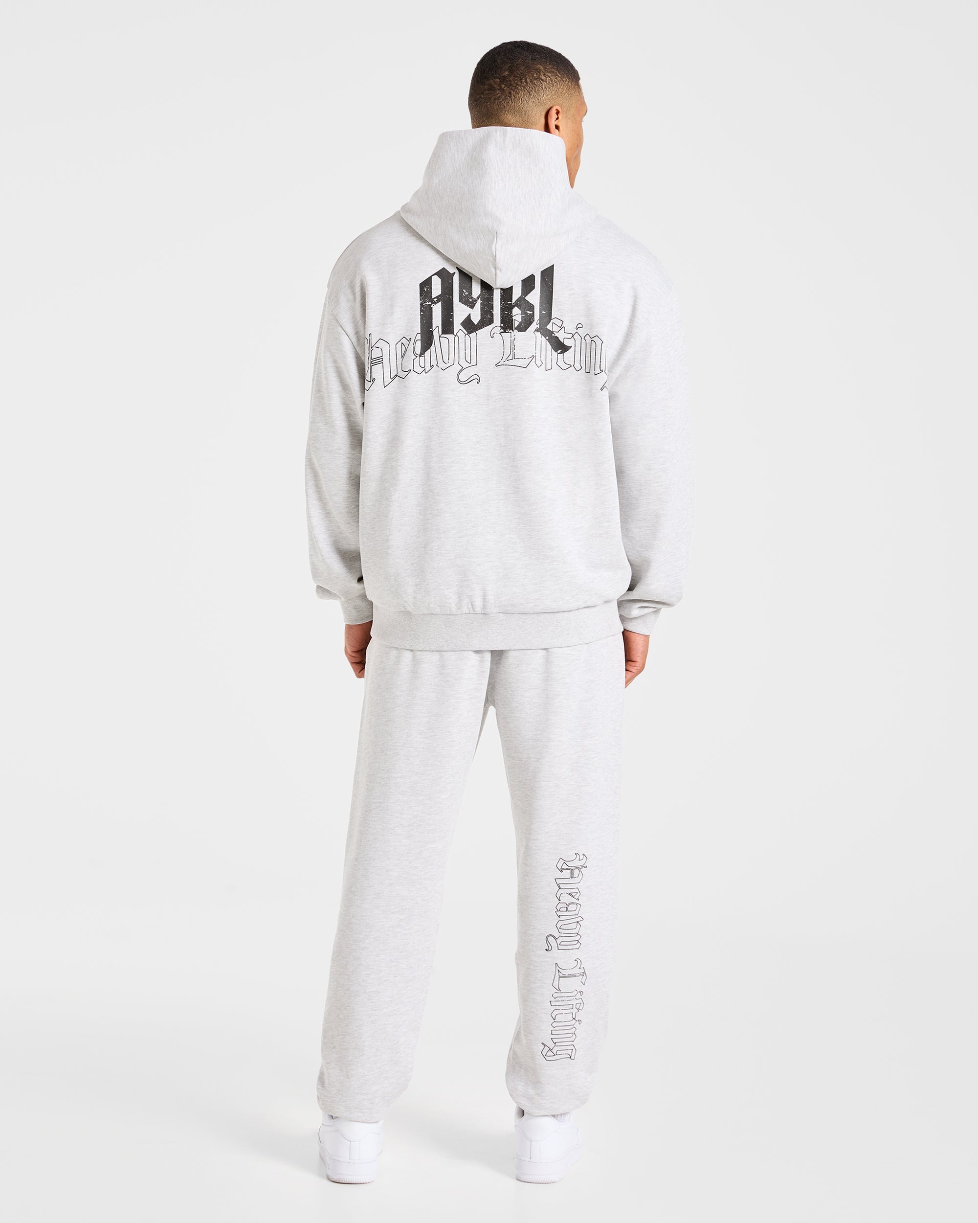 Heavy Lifting Gothic Oversized Joggers - Gris Marl