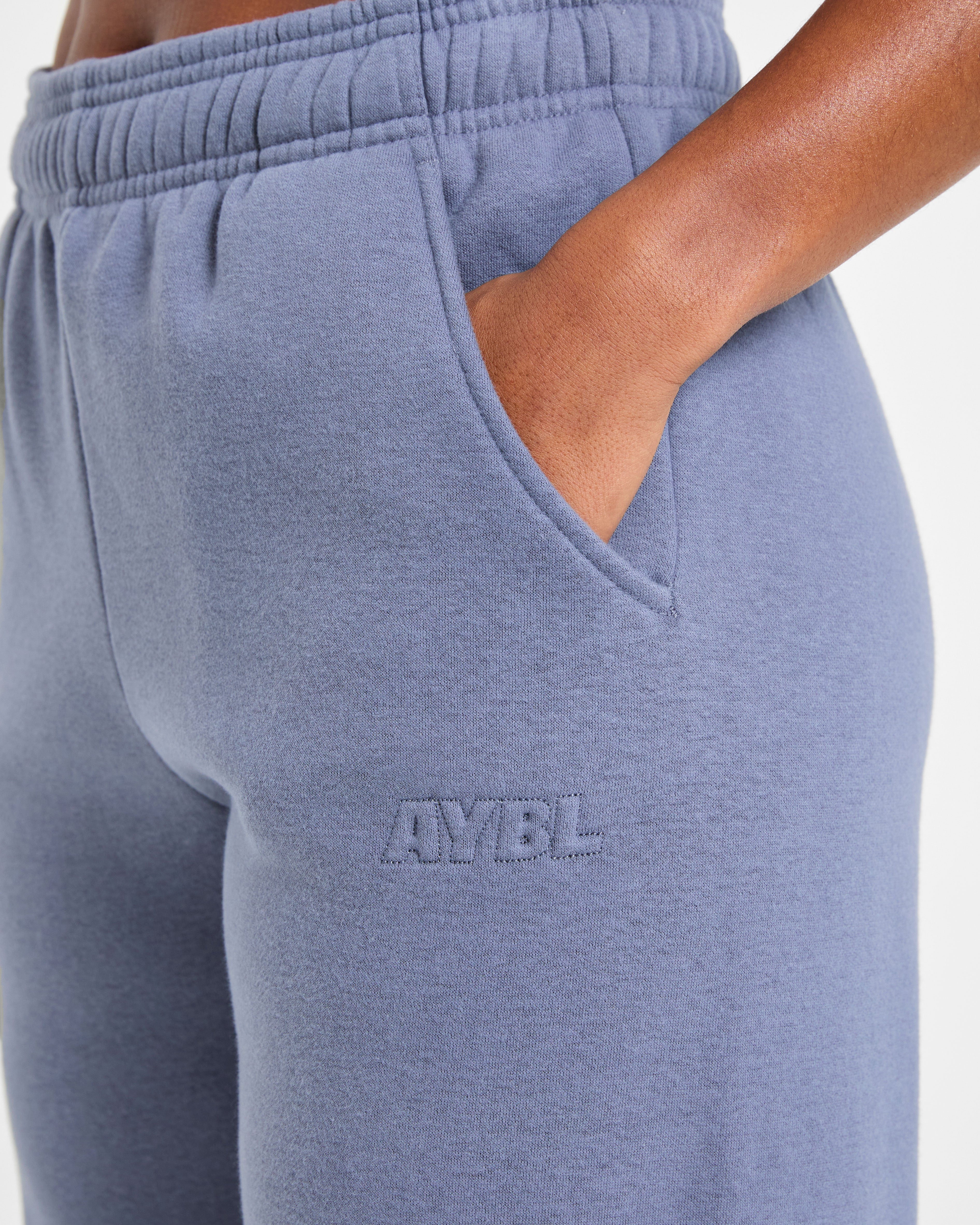 Classic Plush Oversized Joggers - Slate