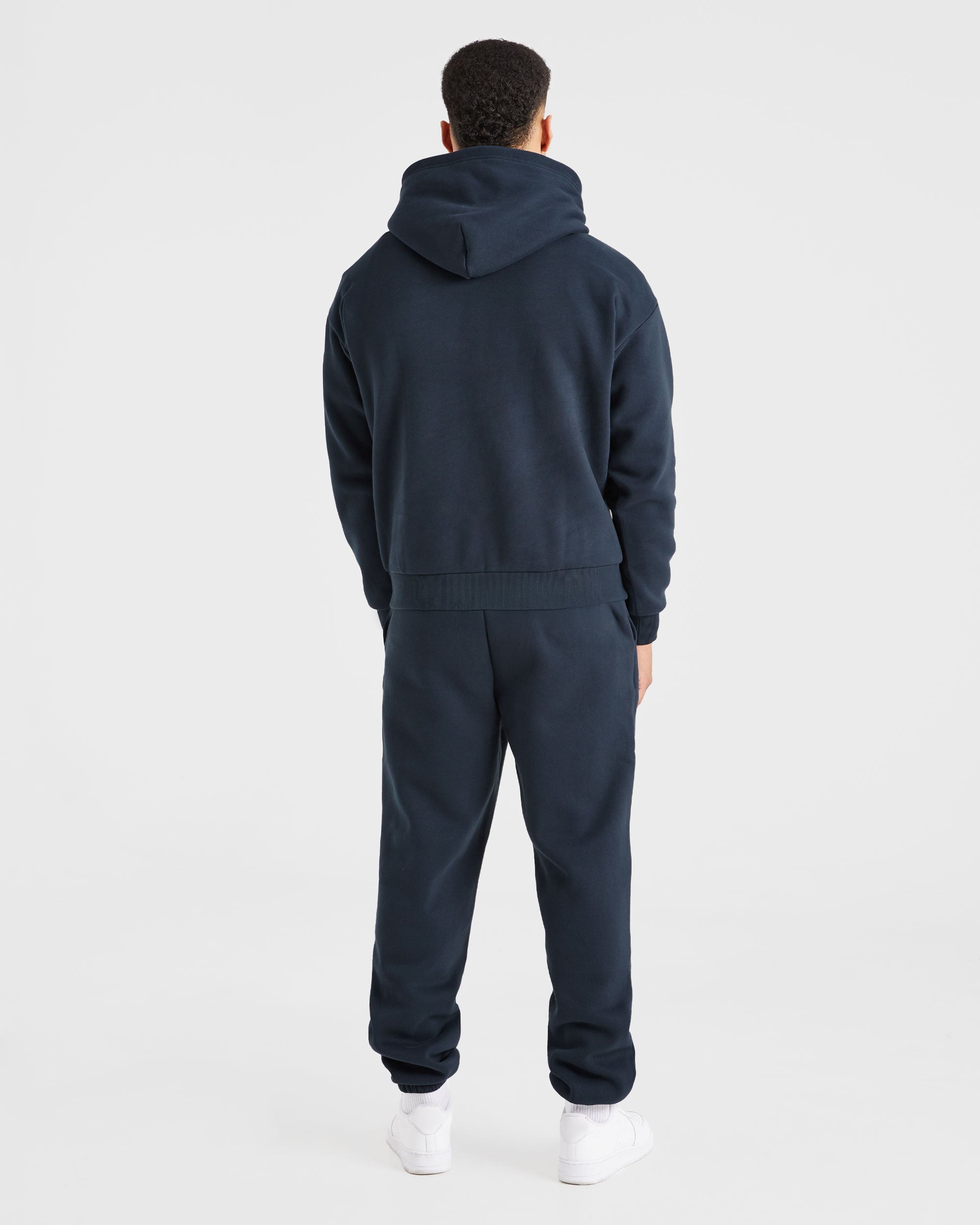 Etched Hoodie - Navy