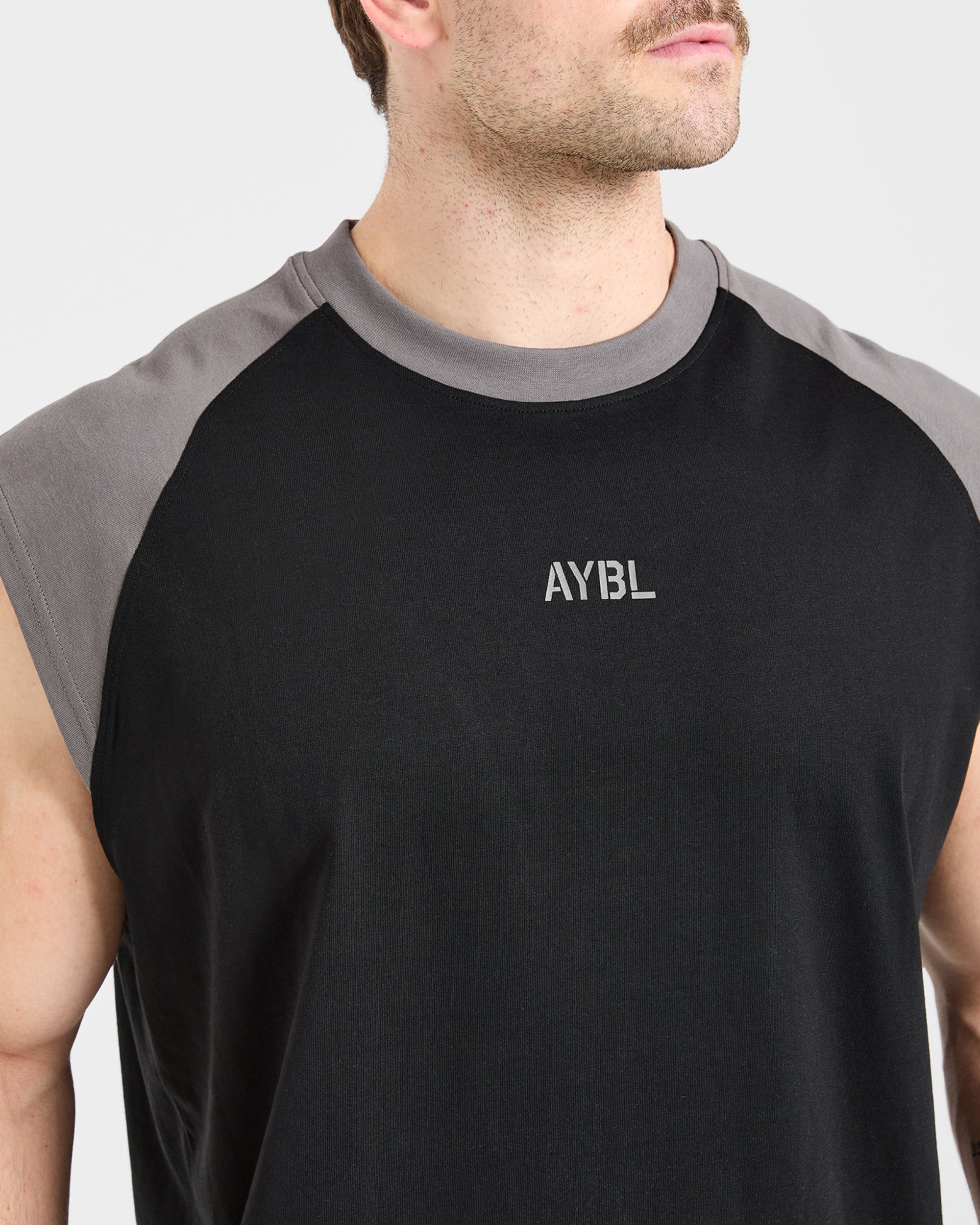 Cam Kissel x Contrast Oversized Tank - Noir/Charcoal