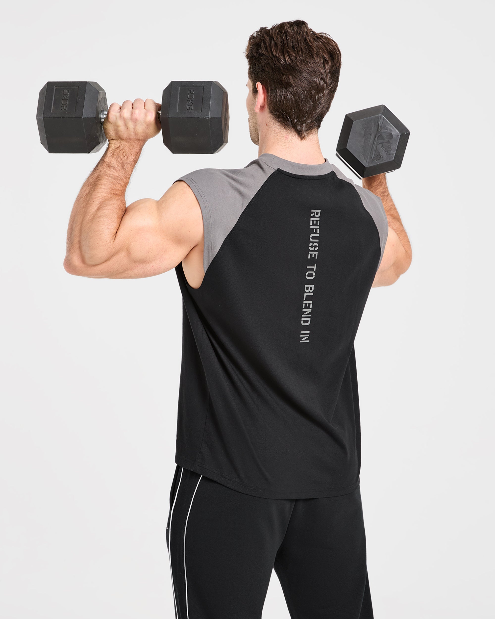Cam Kissel x Contrast Oversized Tank - Noir/Charcoal
