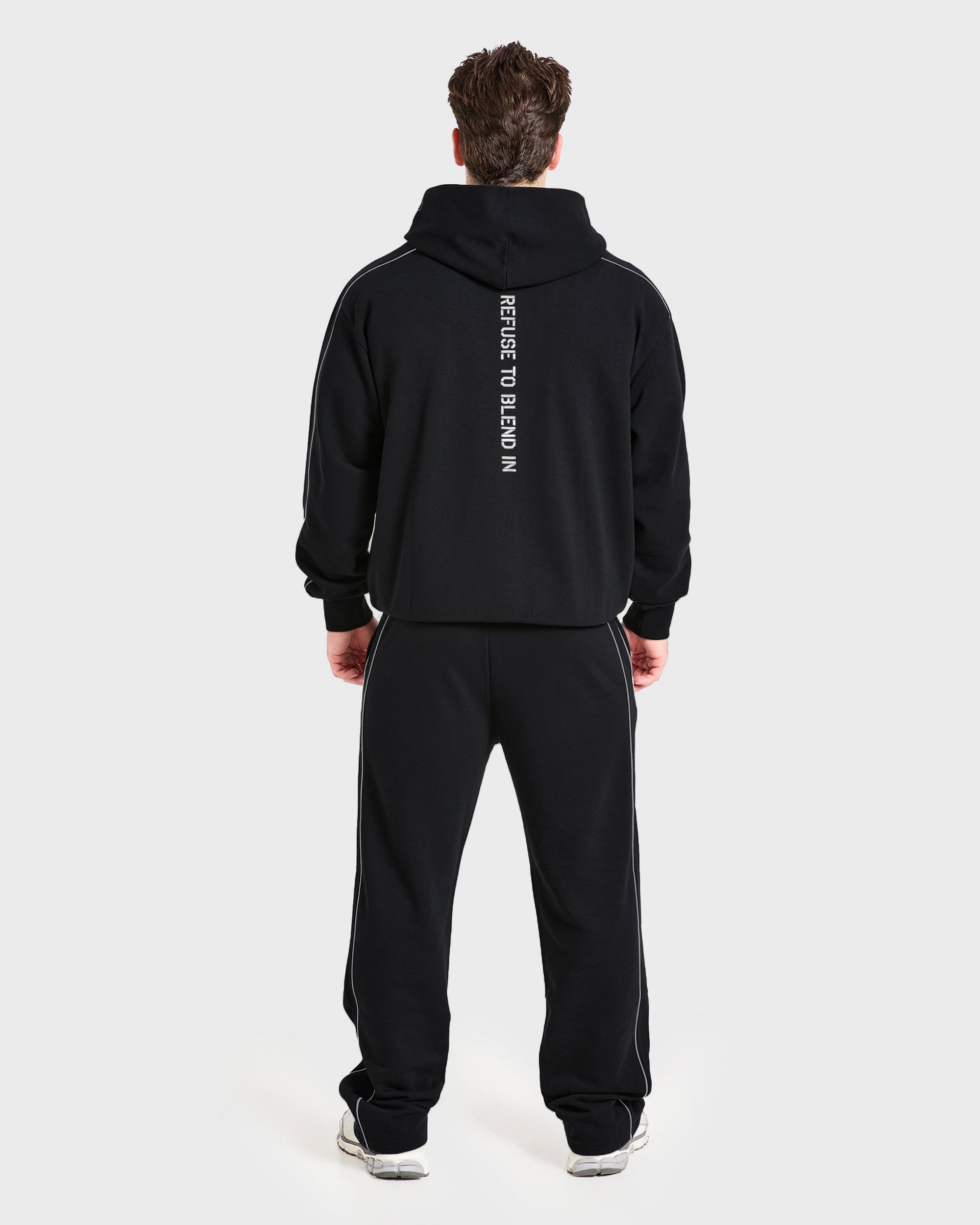 Cam Kissel x Oversized Full Zip Hoodie - Noir