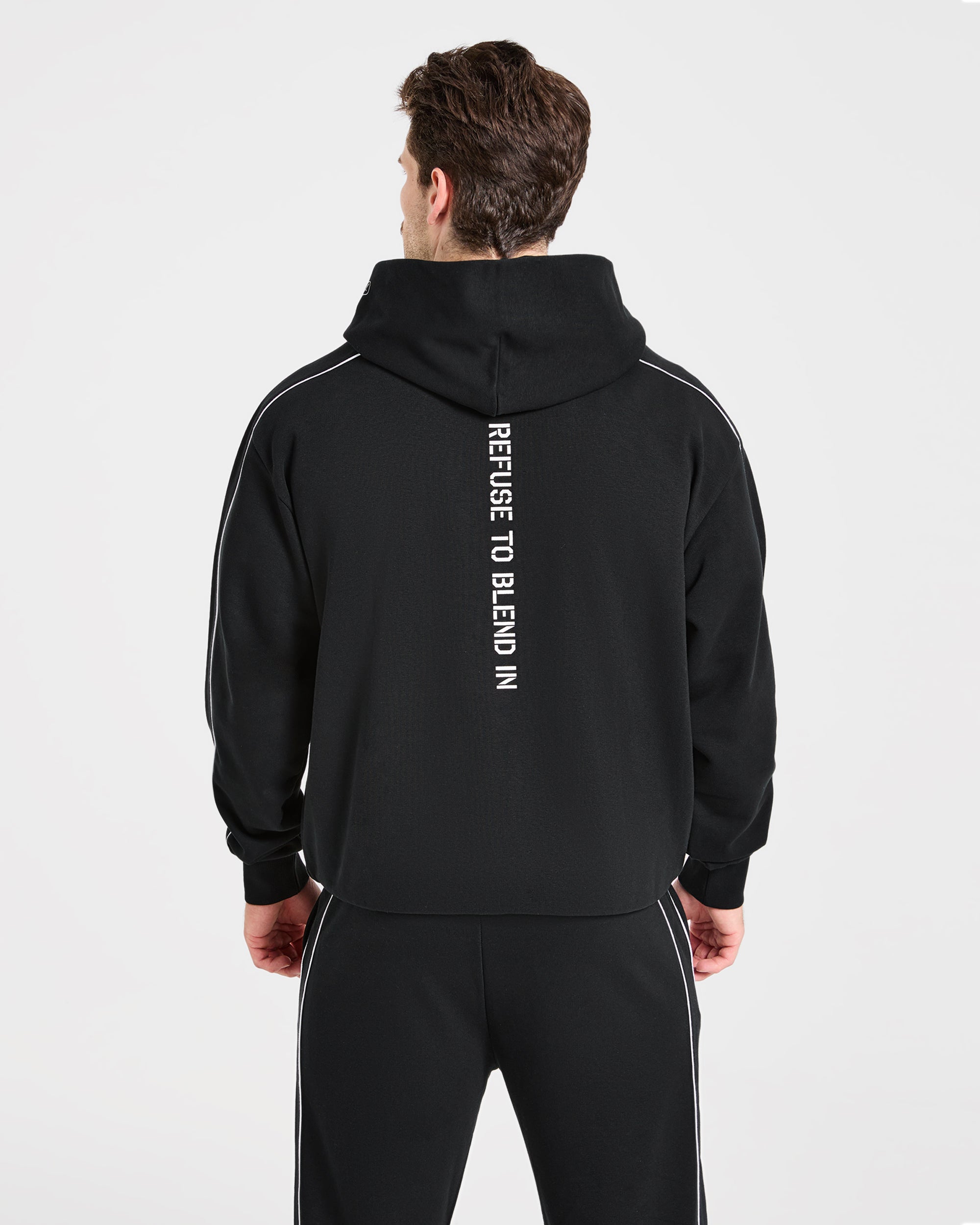 Cam Kissel x Oversized Full Zip Hoodie - Noir