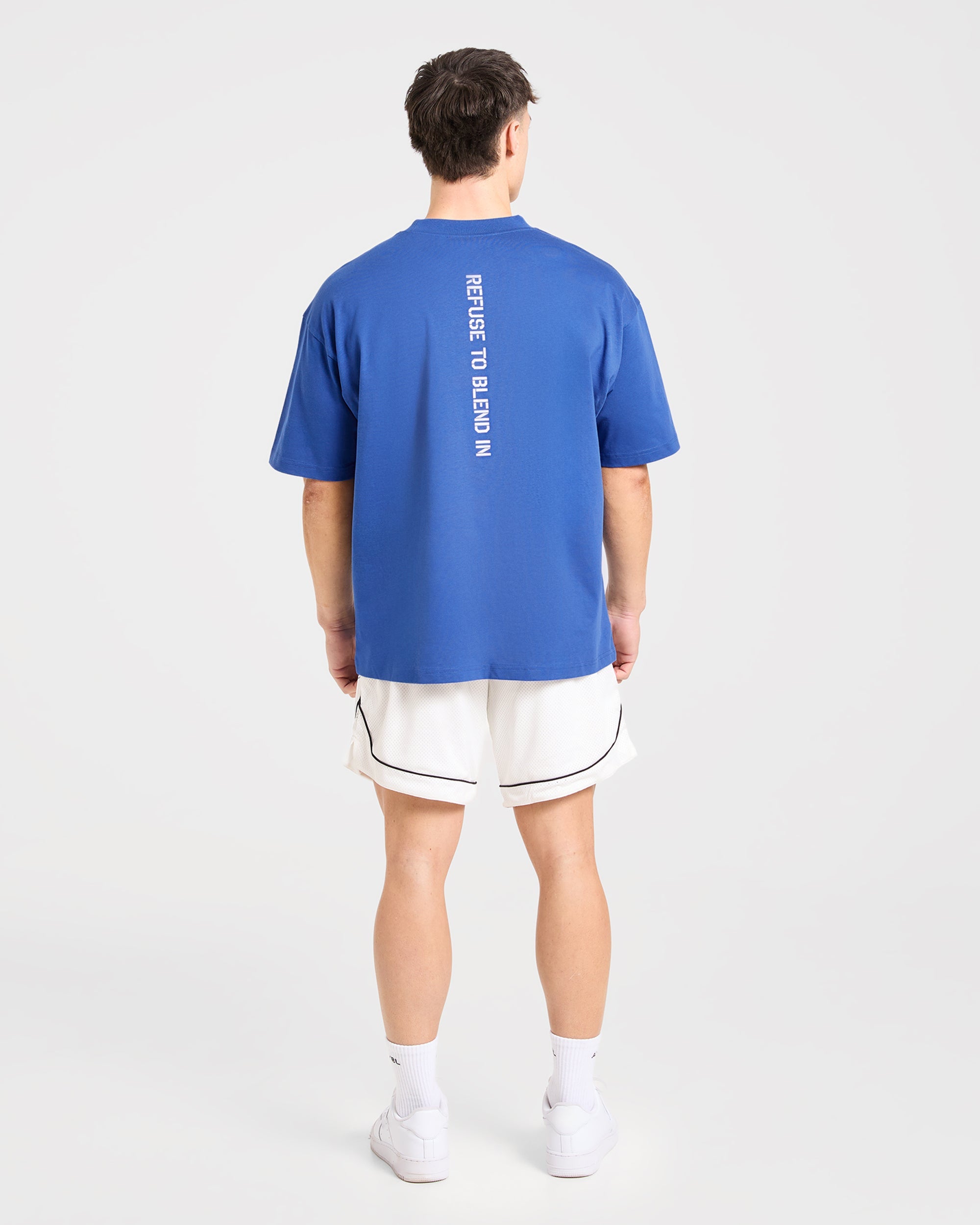 Cam Kissel x Graphic Oversized T Shirt - Cobalt Bleu