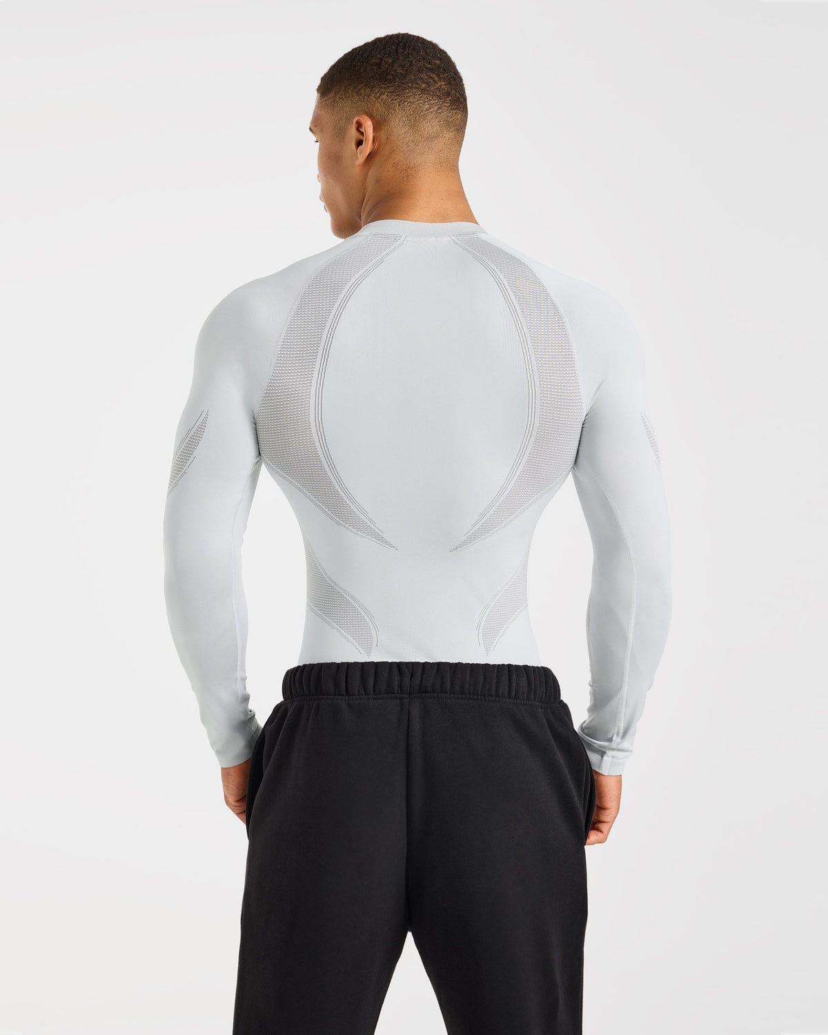 Charge Seamless Long Sleeve T Shirt - Light Gris