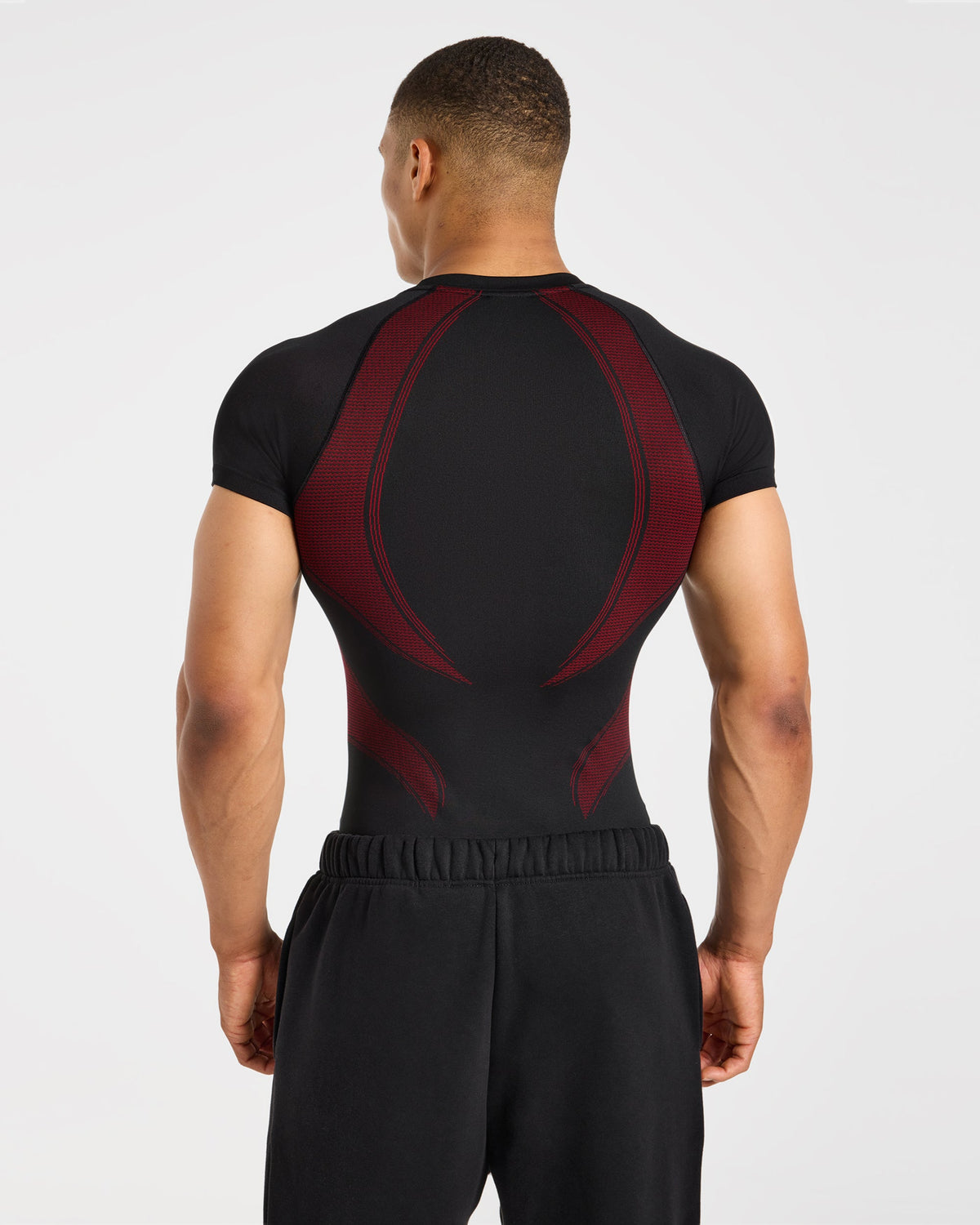 Charge Seamless T Shirt - Noir/Rouge