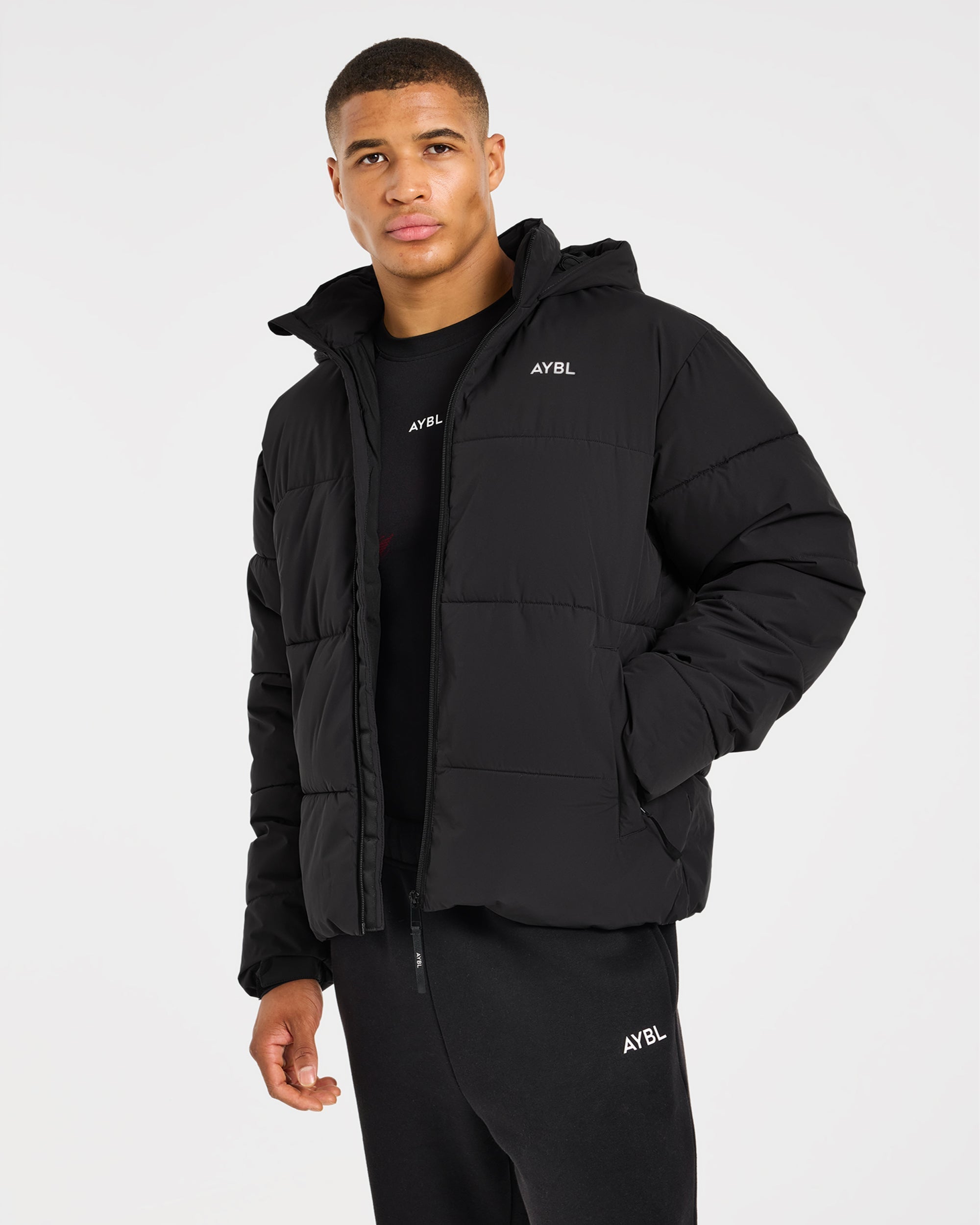 Classic Puffer Coat - Noir