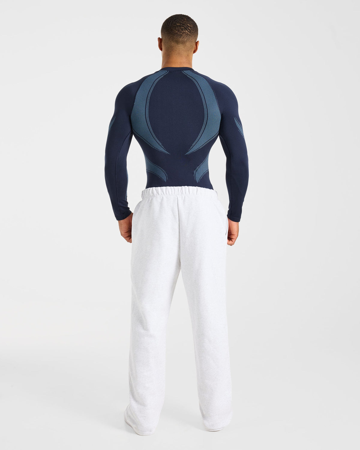 Charge Seamless Long Sleeve T Shirt - Navy