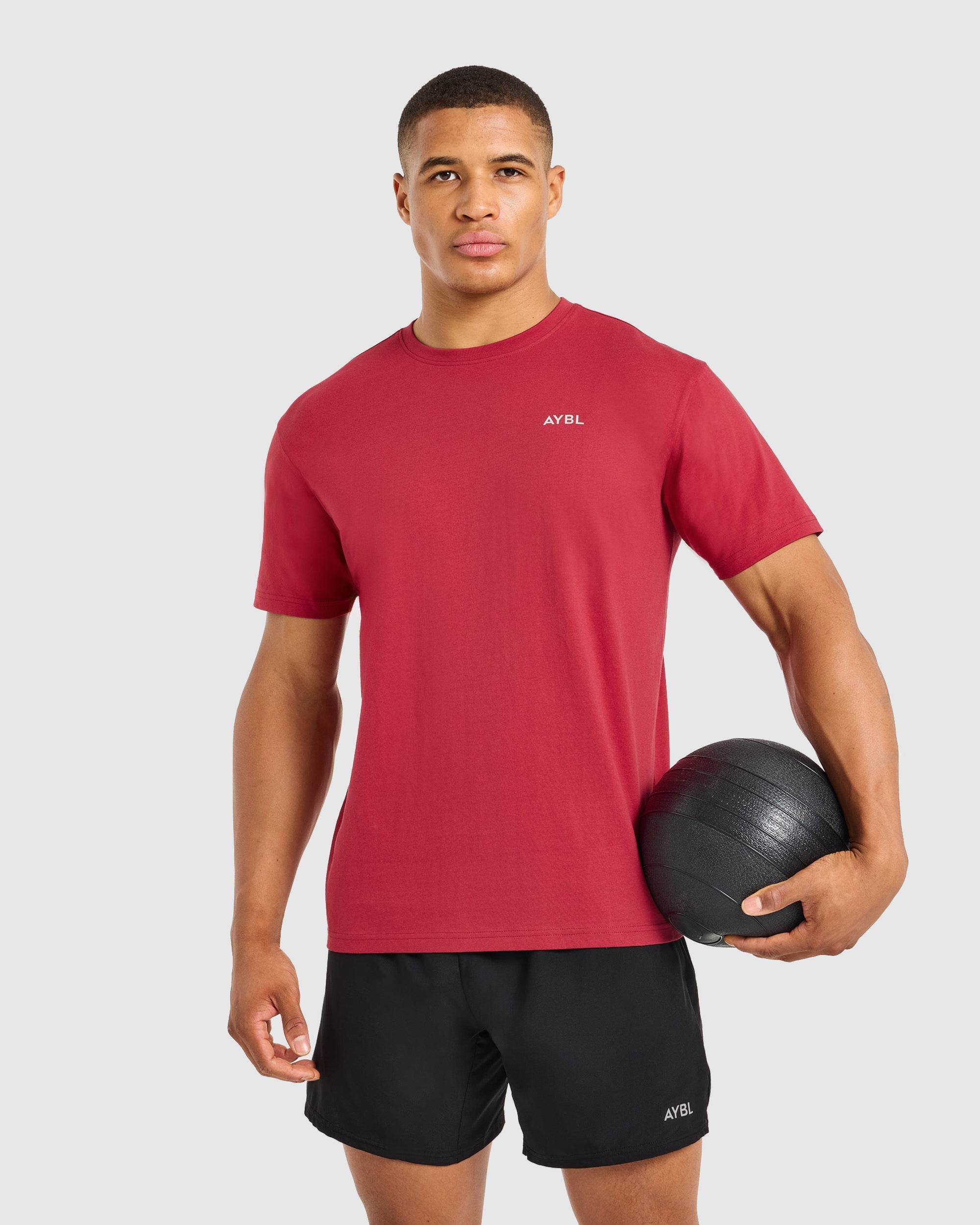 Essential T Shirt - Vintage Rouge