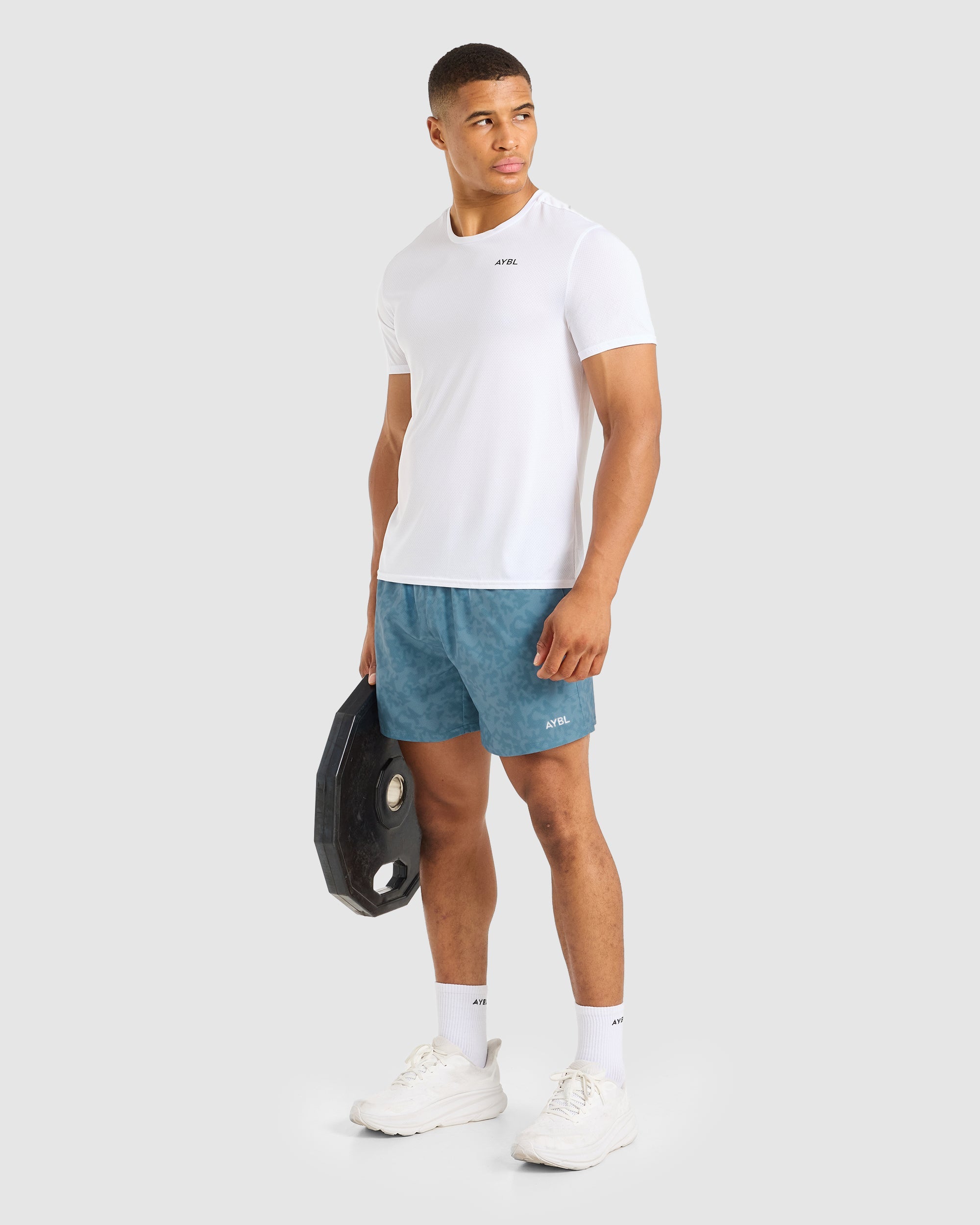 Core 5" Shorts - Bleu Camo