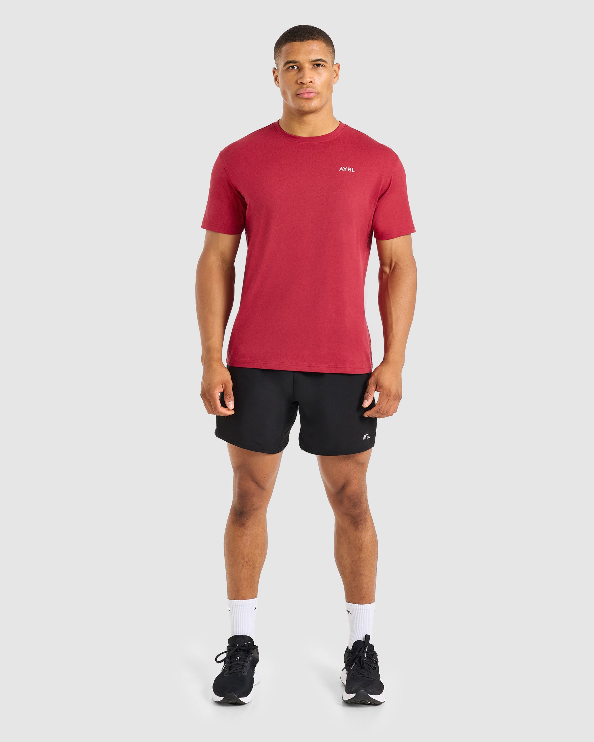 Essential T Shirt - Vintage Rouge