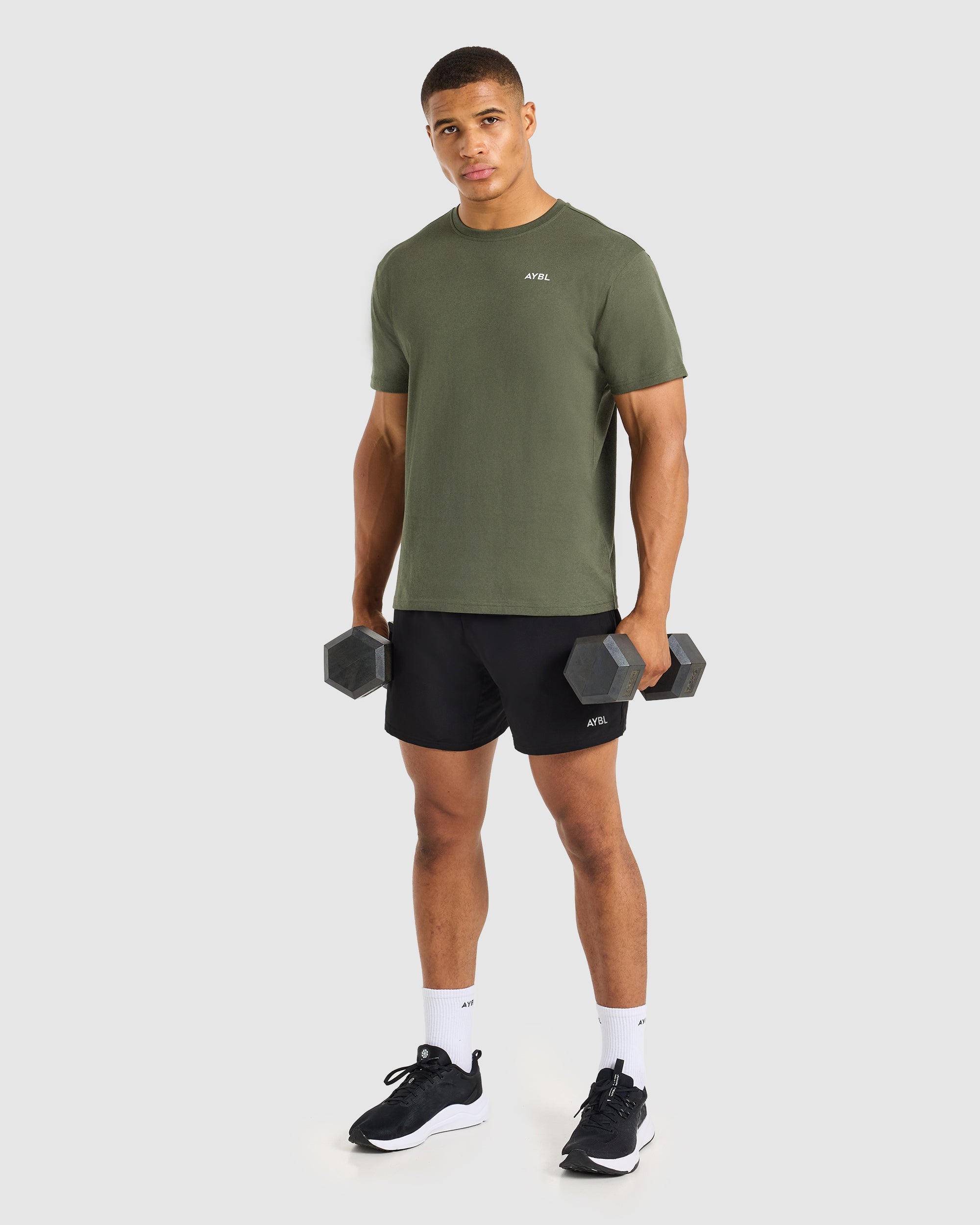 Essential T Shirt - Army Vert