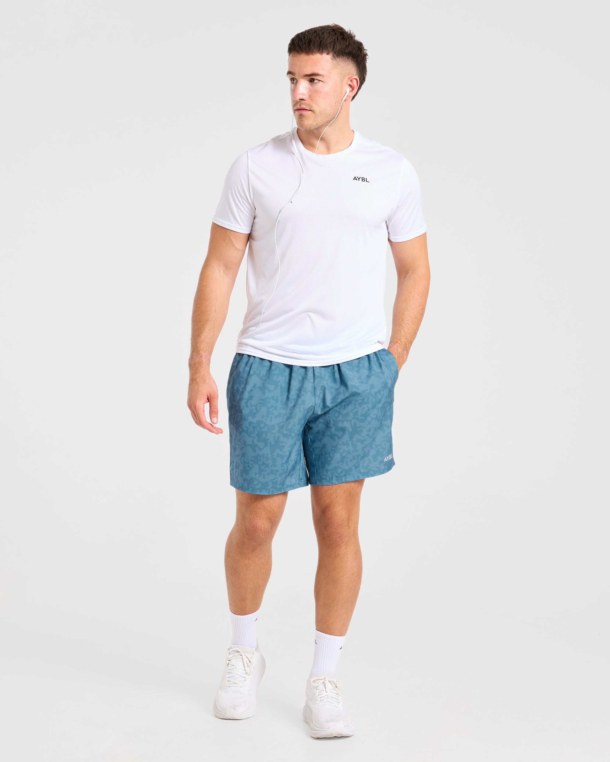 Core 7" Shorts - Bleu Camo