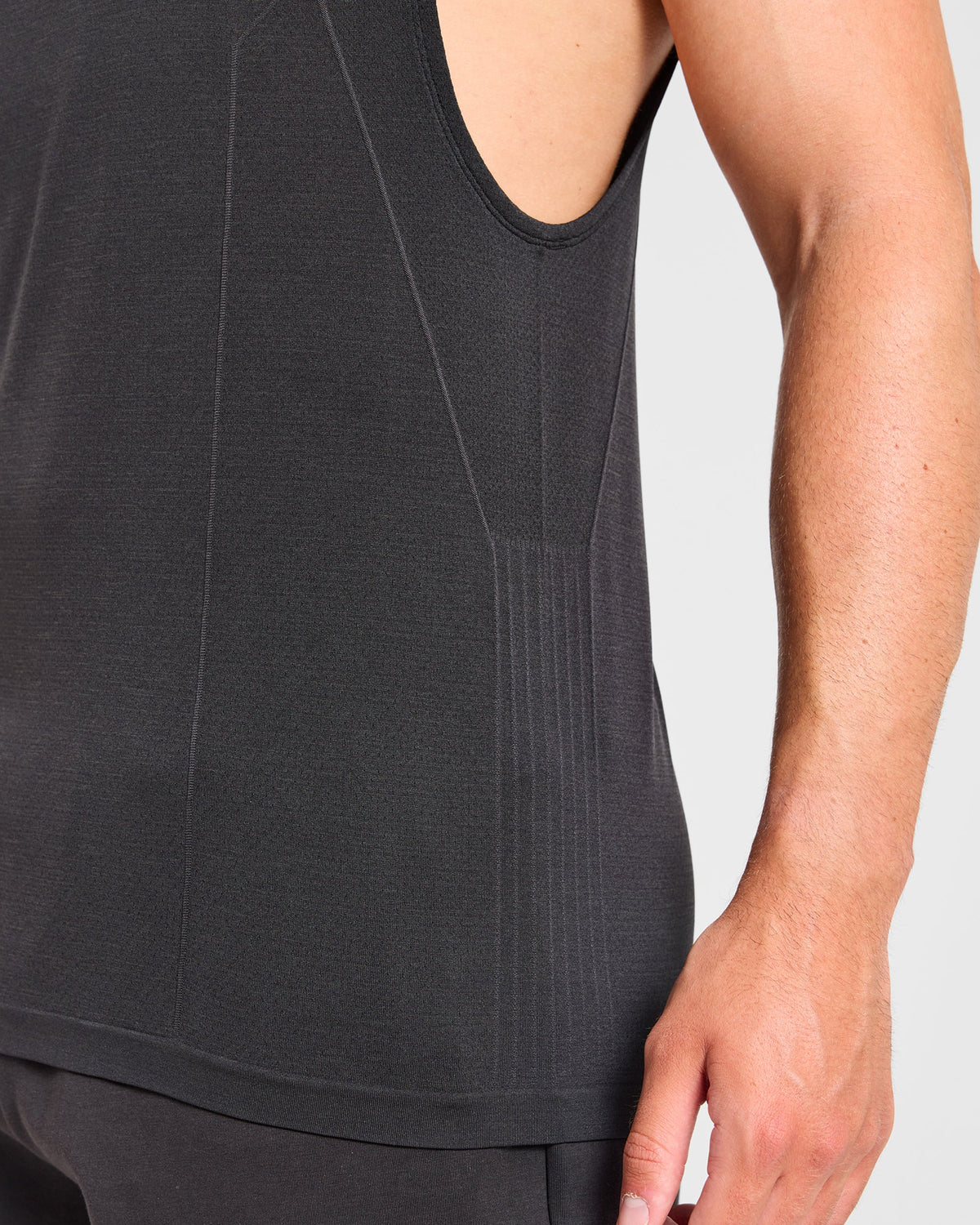 Reinforce Performance Seamless Tank - Noir