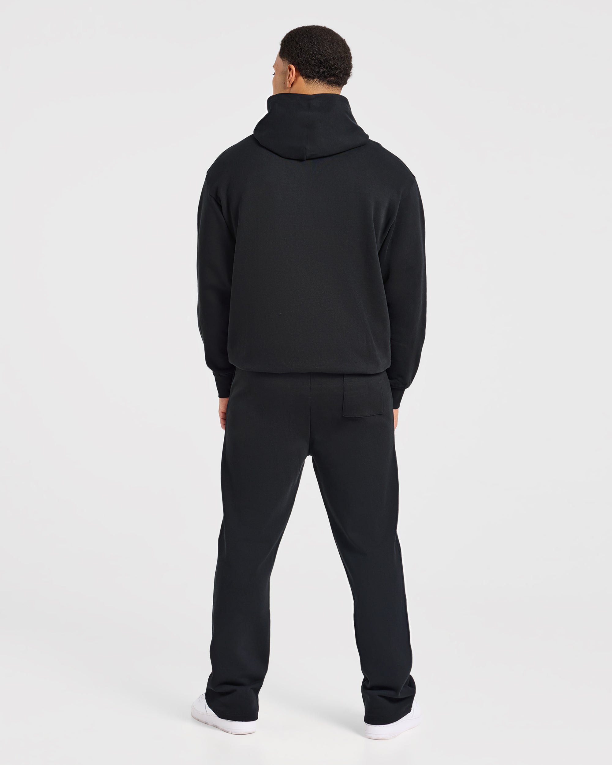 Effortless Oversized Hoodie - Noir
