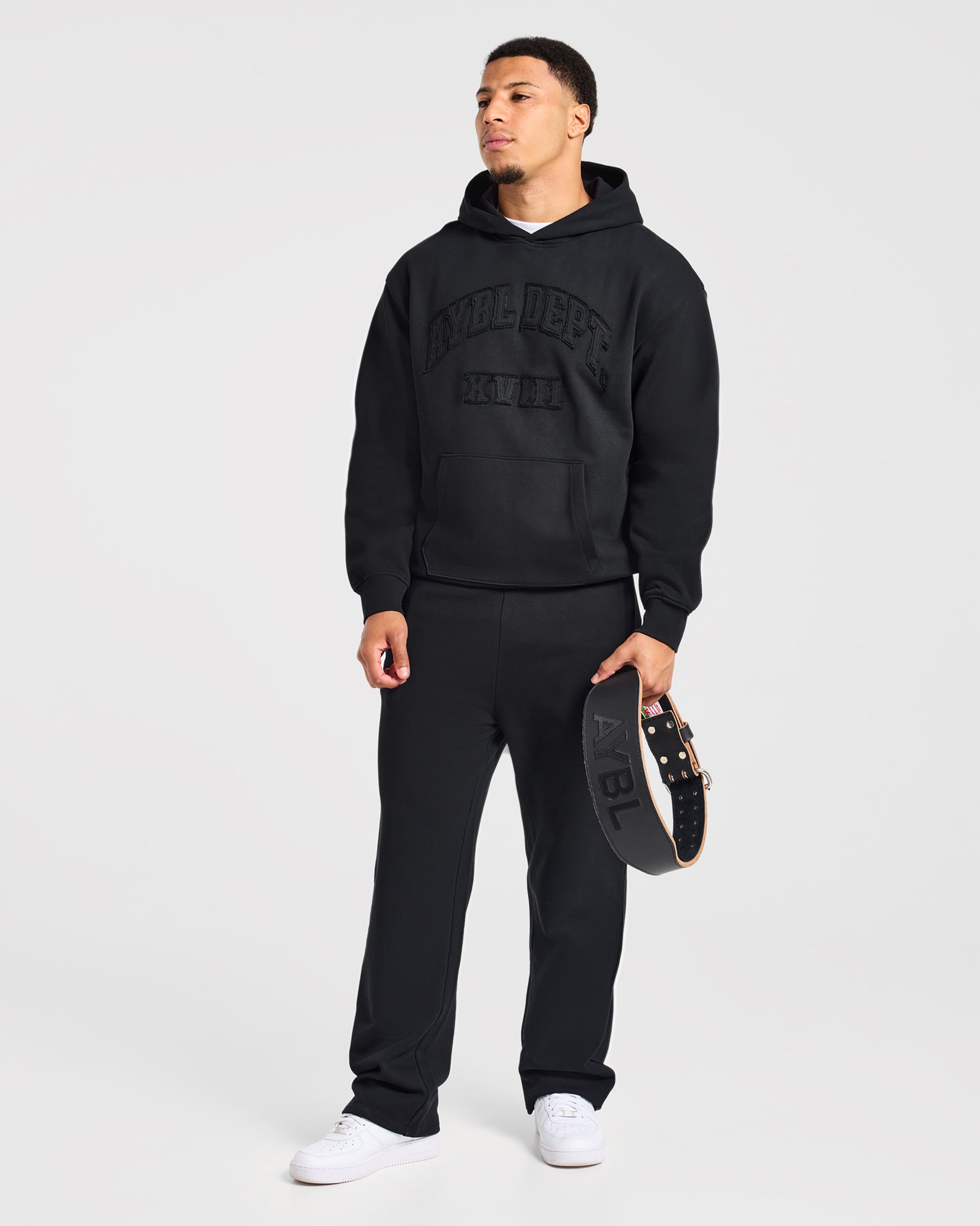 Effortless Oversized Hoodie - Noir