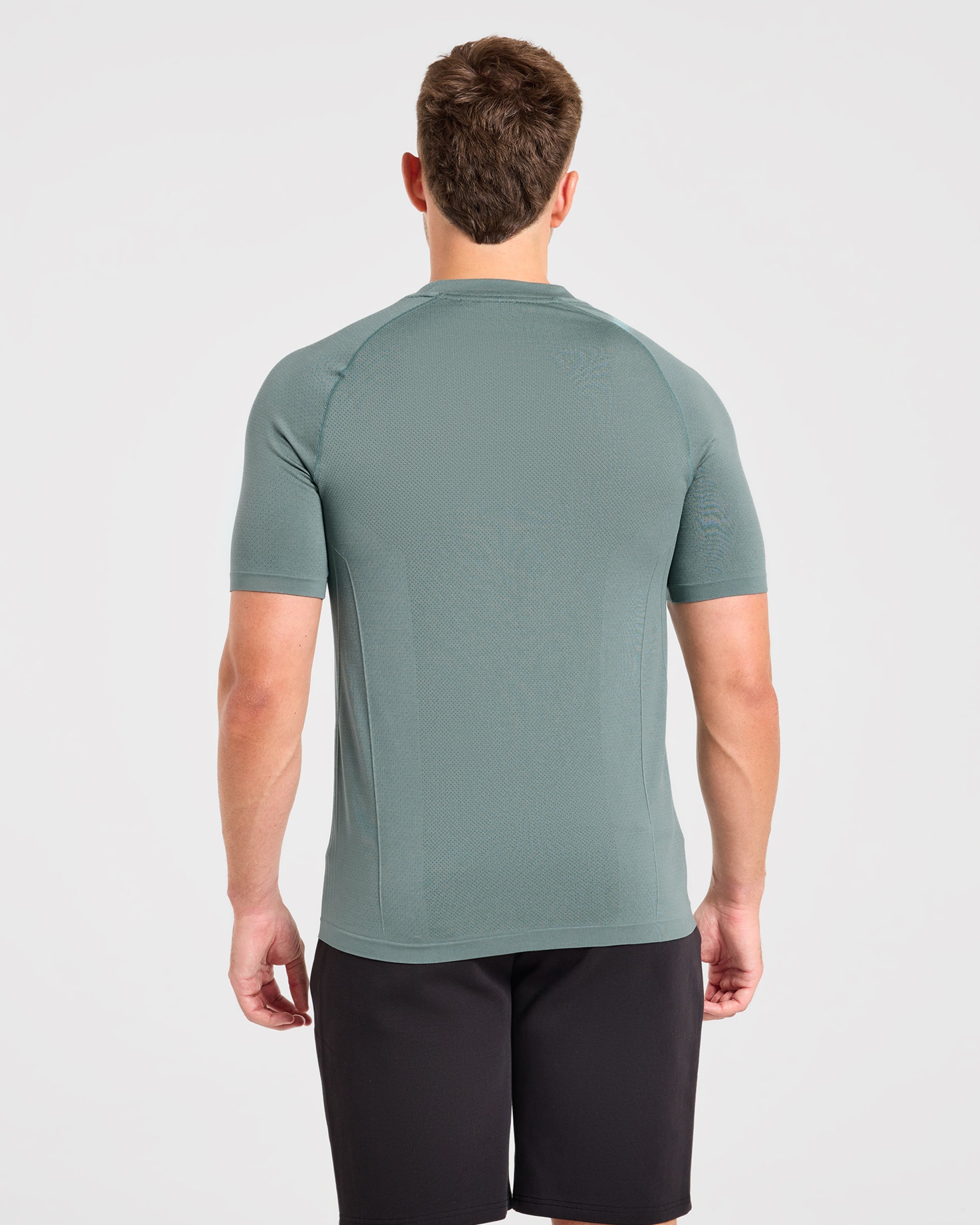 Reinforce Performance Seamless T Shirt - Muted Teal