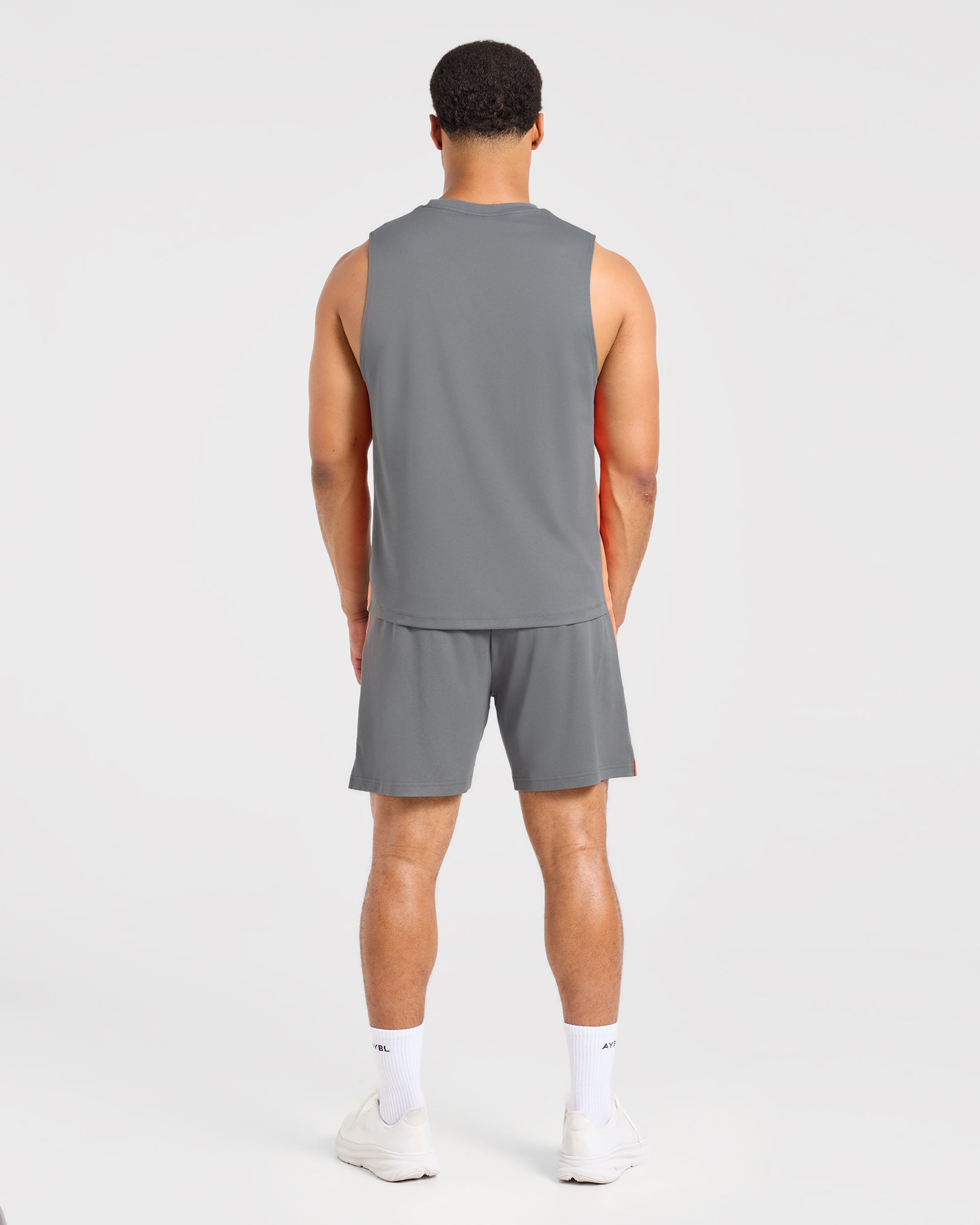 Active Vest - Charcoal/Orange