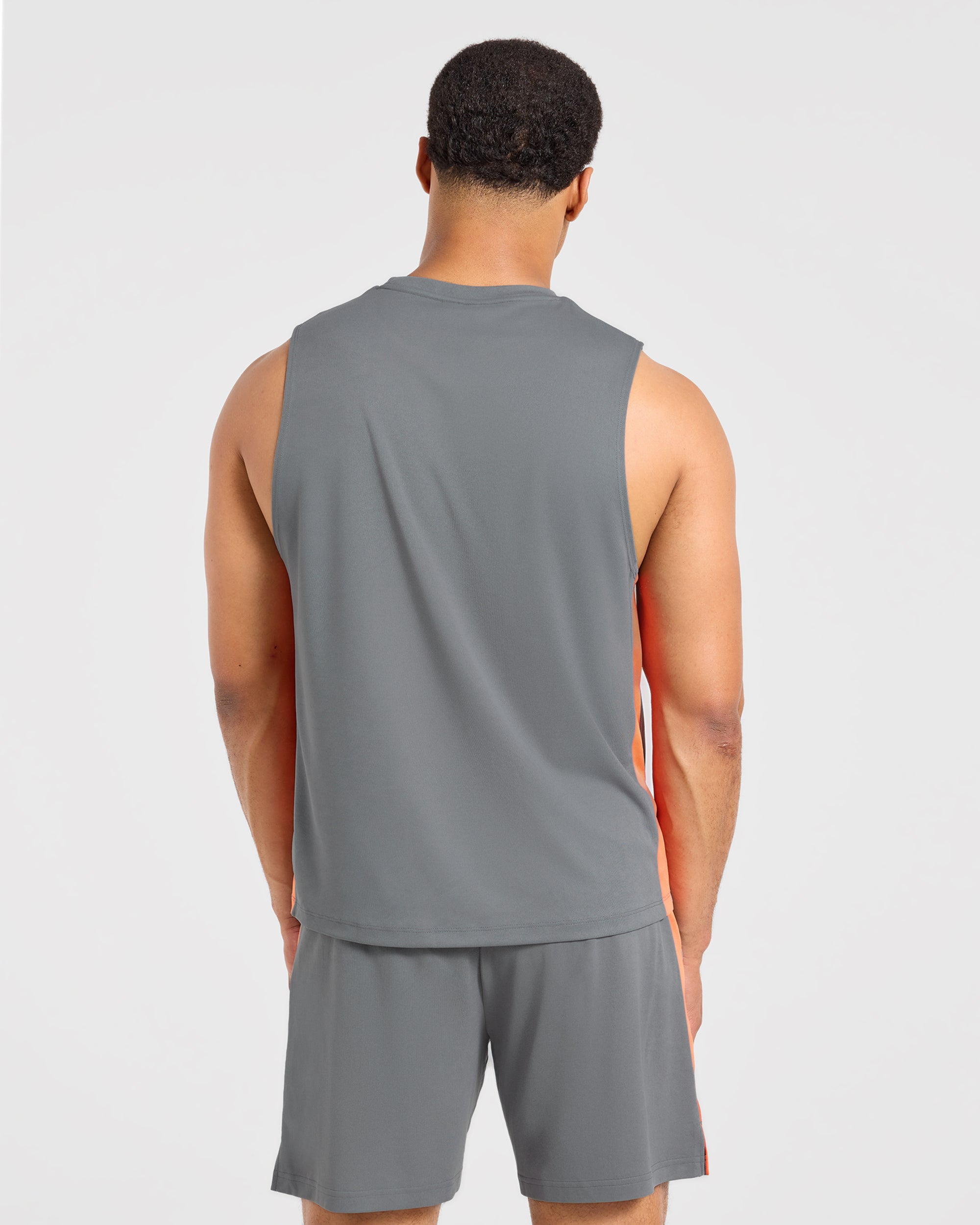 Active Vest - Charcoal/Orange