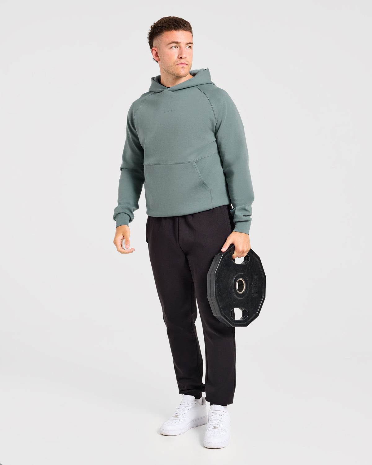 Reinforce Performance Hoodie - Muted Teal