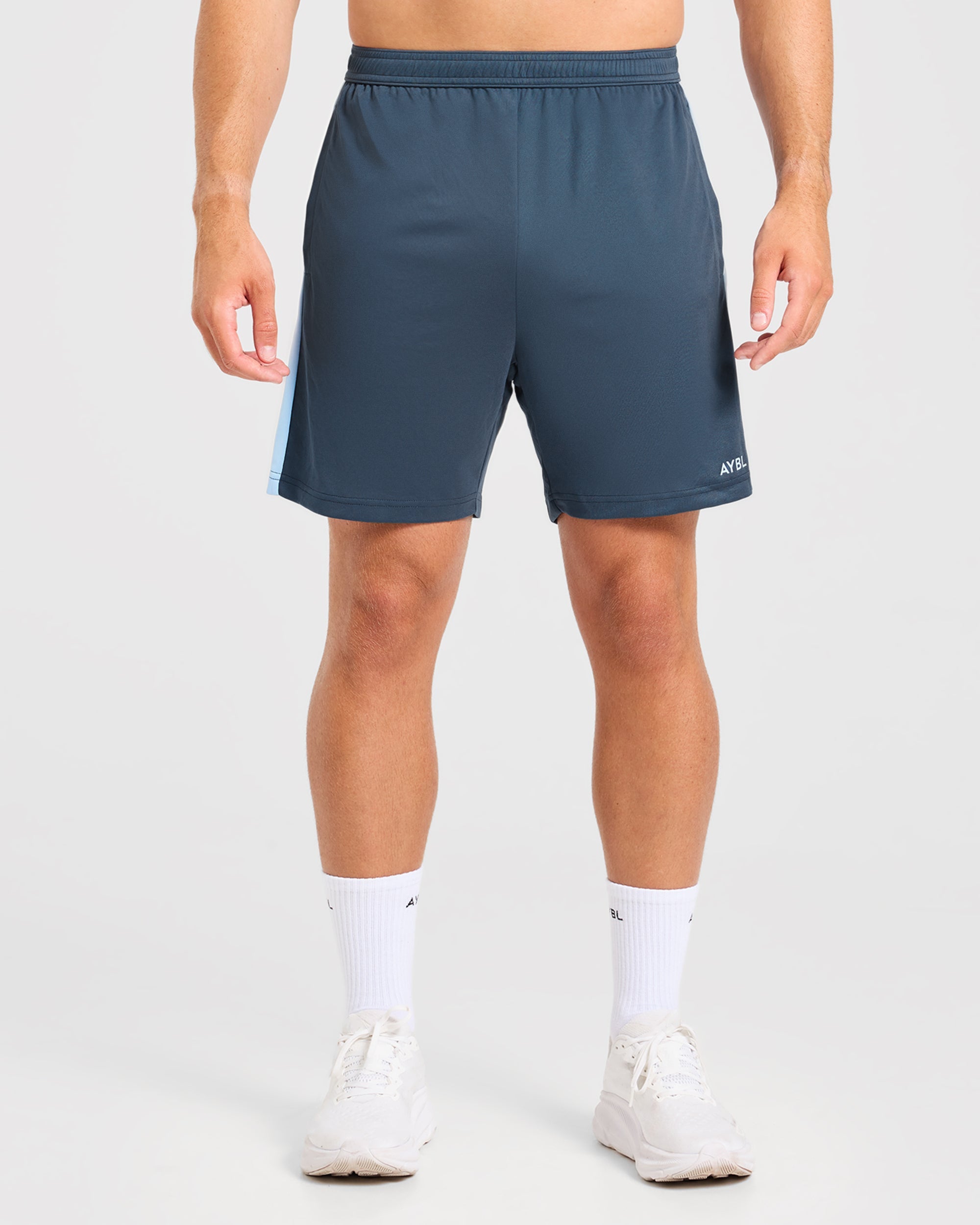 Active Shorts - Muted Navy/Light Bleu