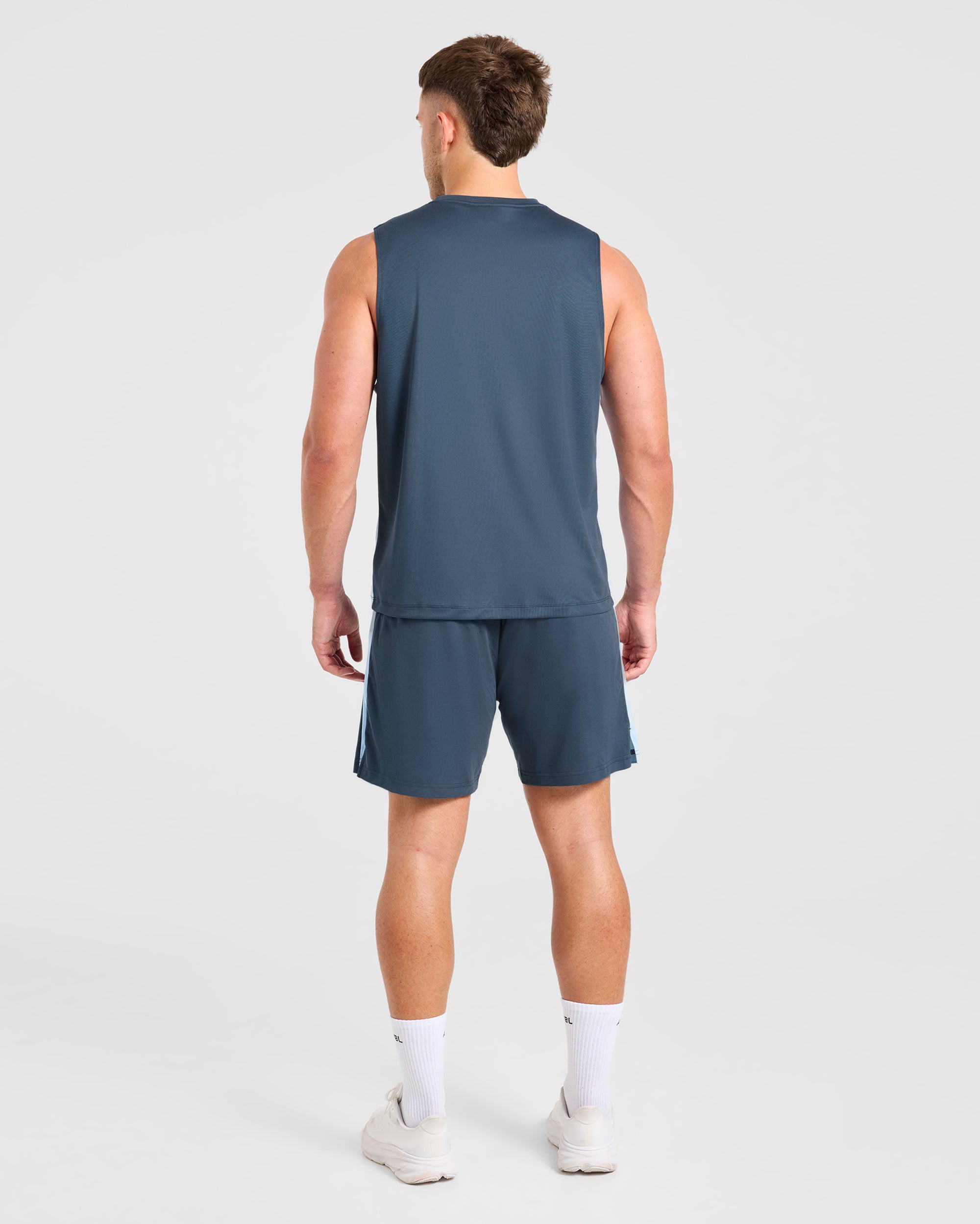 Active Vest - Muted Navy/Light Bleu