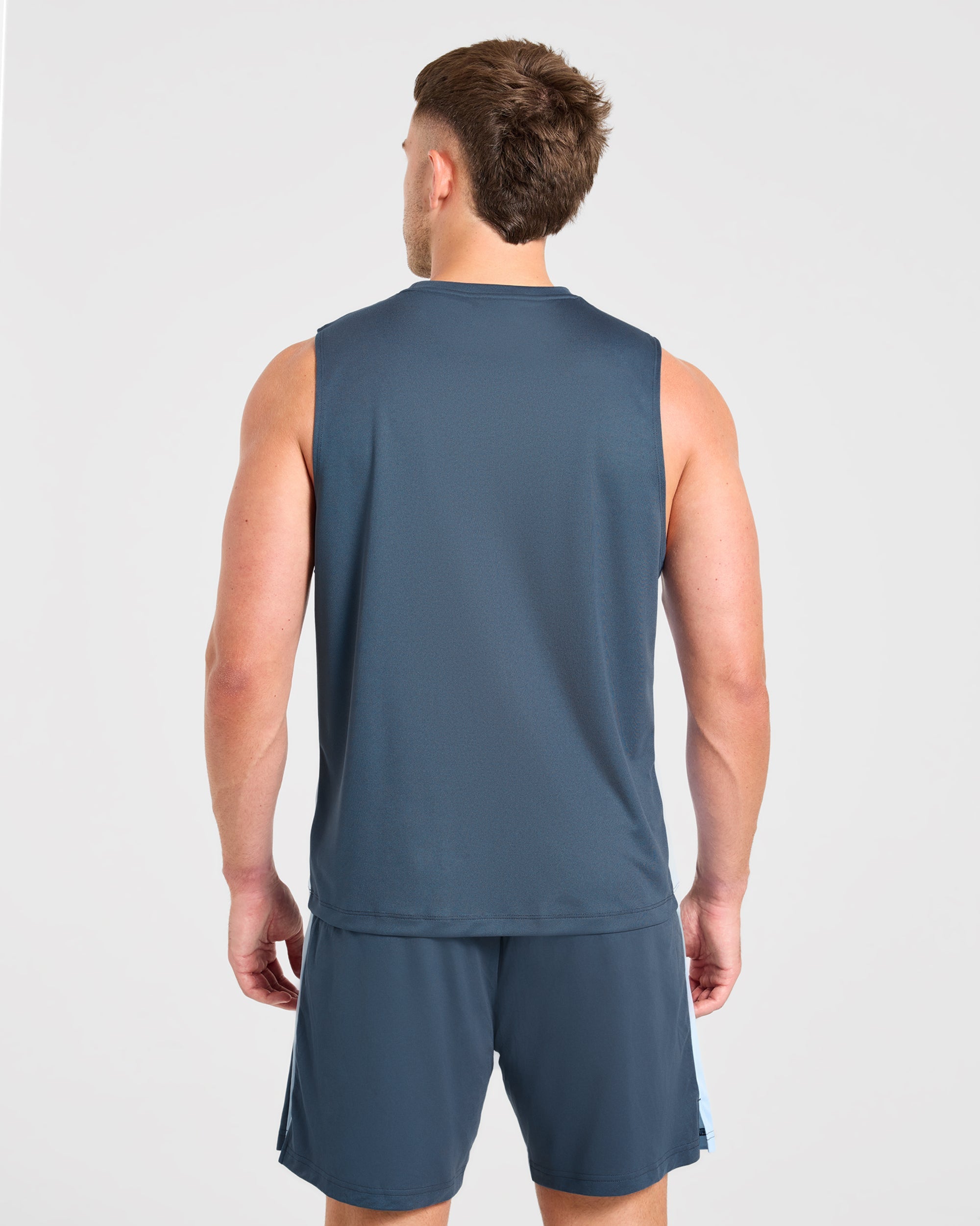 Active Vest - Muted Navy/Light Bleu