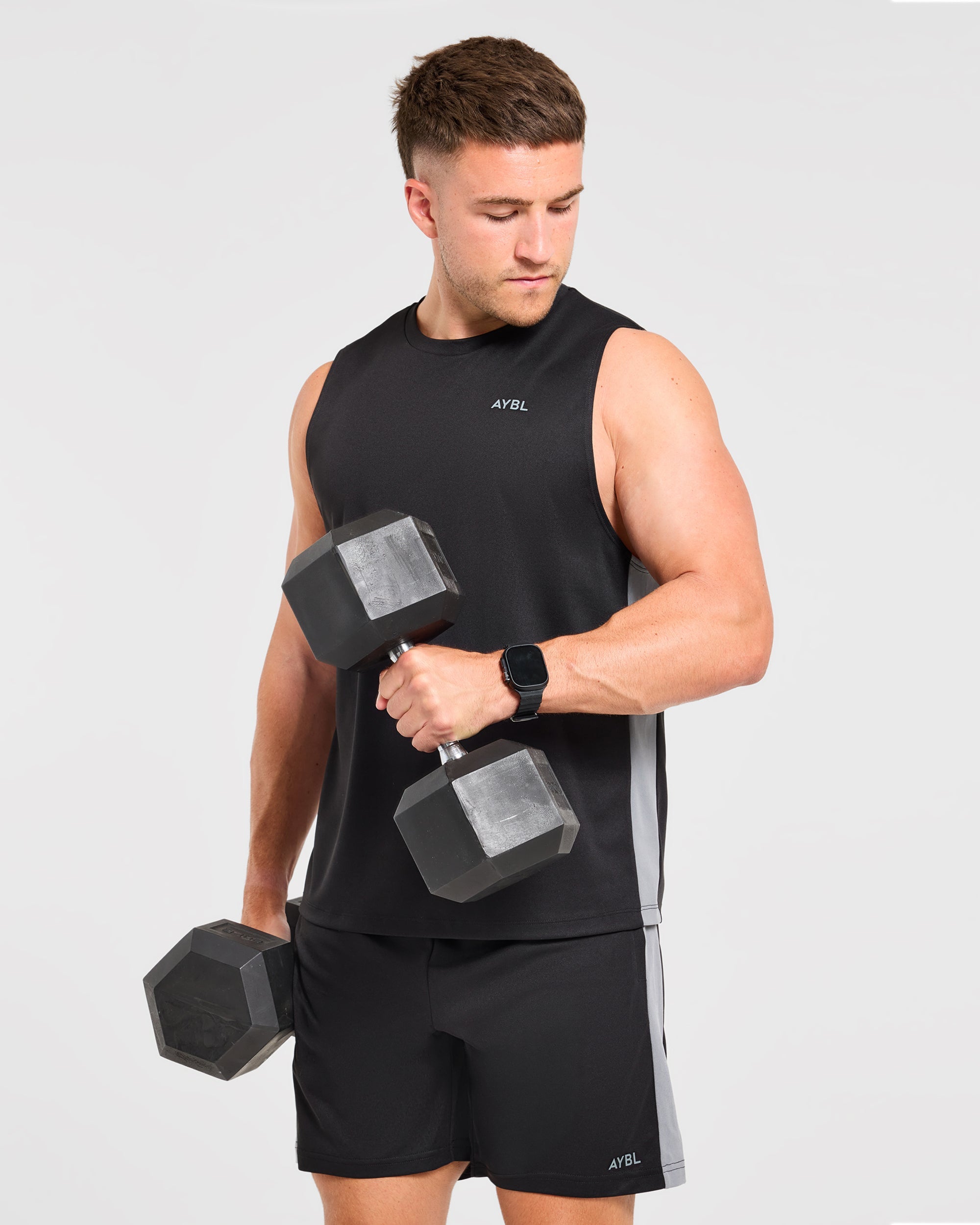Active Shorts - Noir/Charcoal