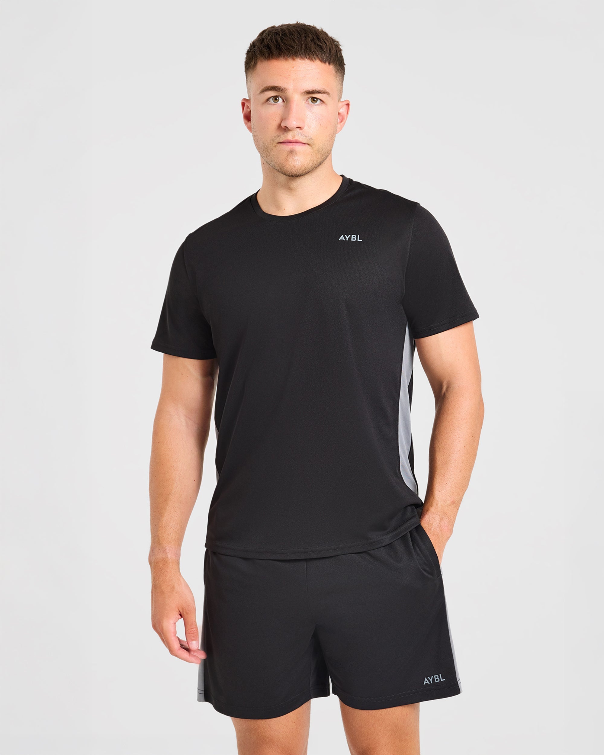 Active T Shirt - Noir/Charcoal