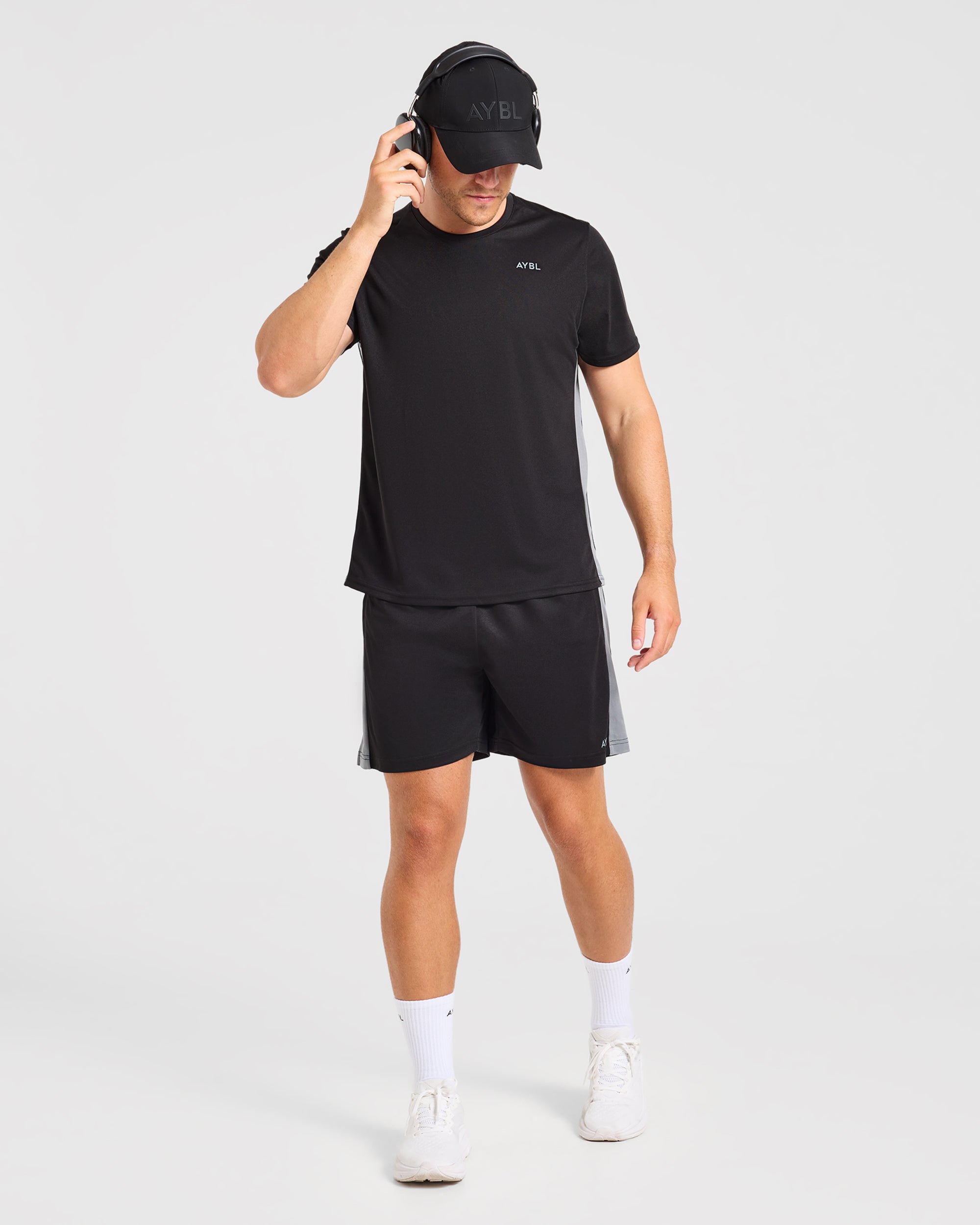 Active T Shirt - Noir/Charcoal