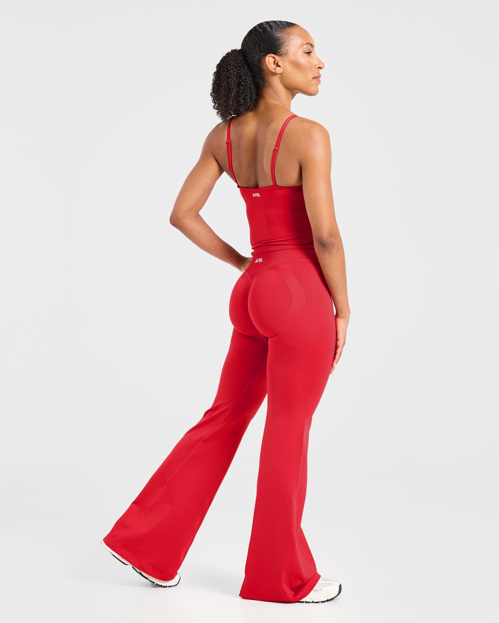 Adapt Seamless Flared Leggings - Salsa Rouge