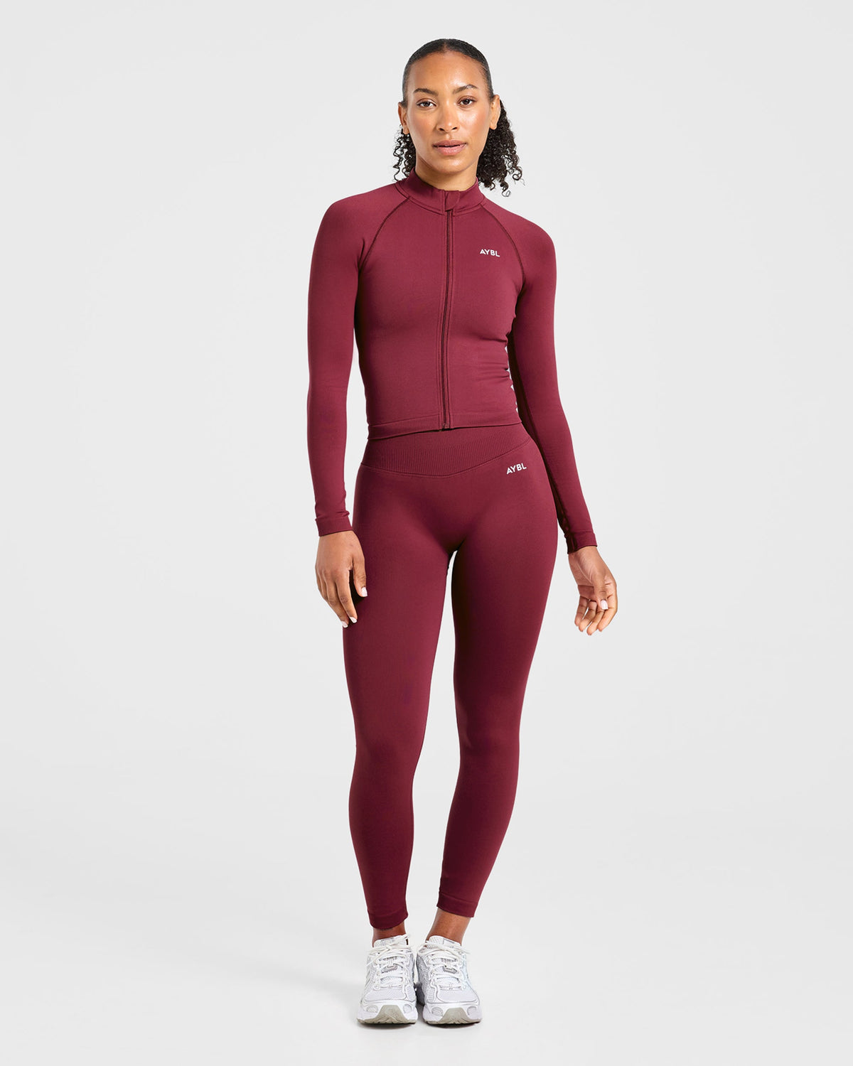 Enhance Seamless Jacket - Mahogany Red