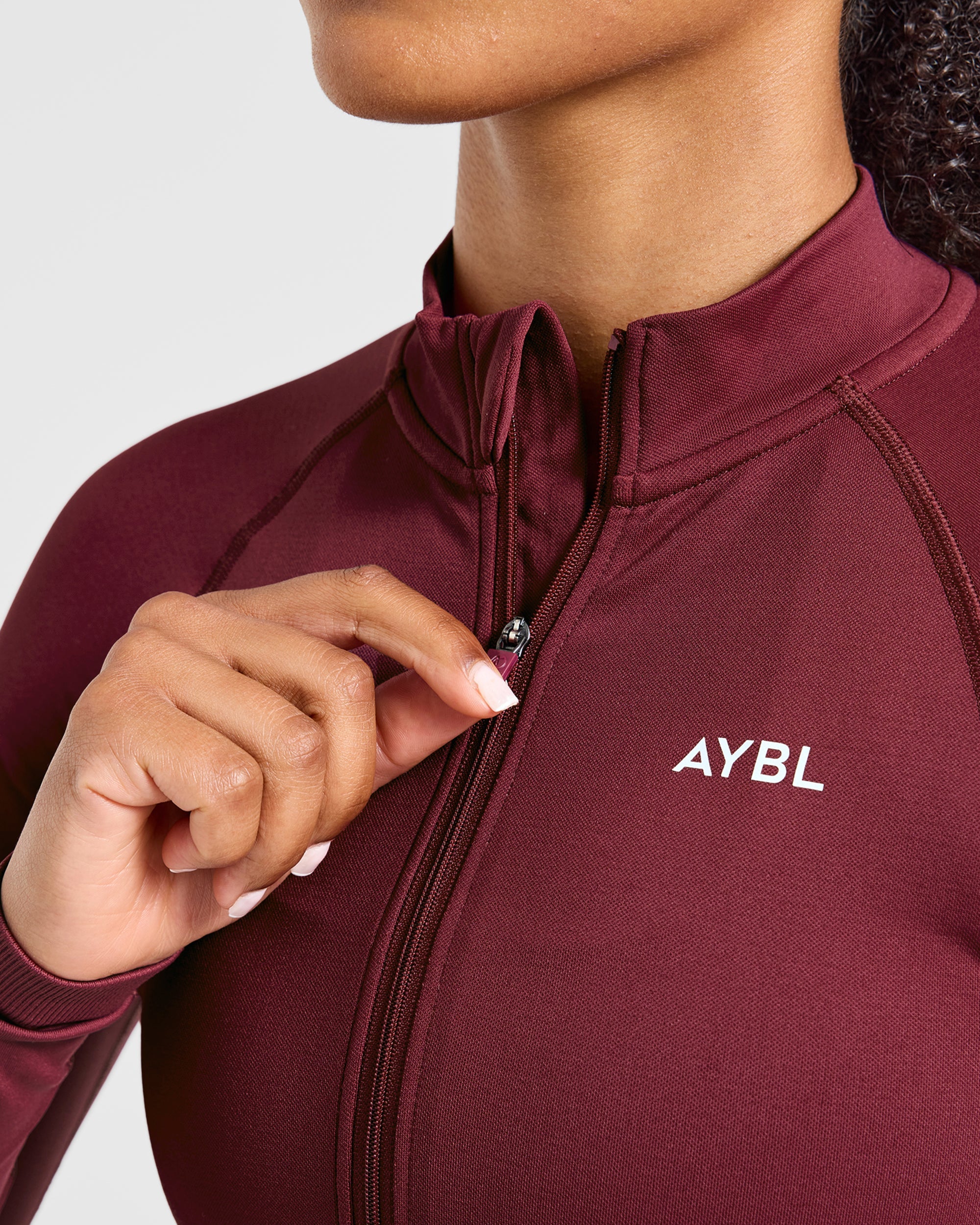 Enhance Seamless Jacket - Mahogany Red