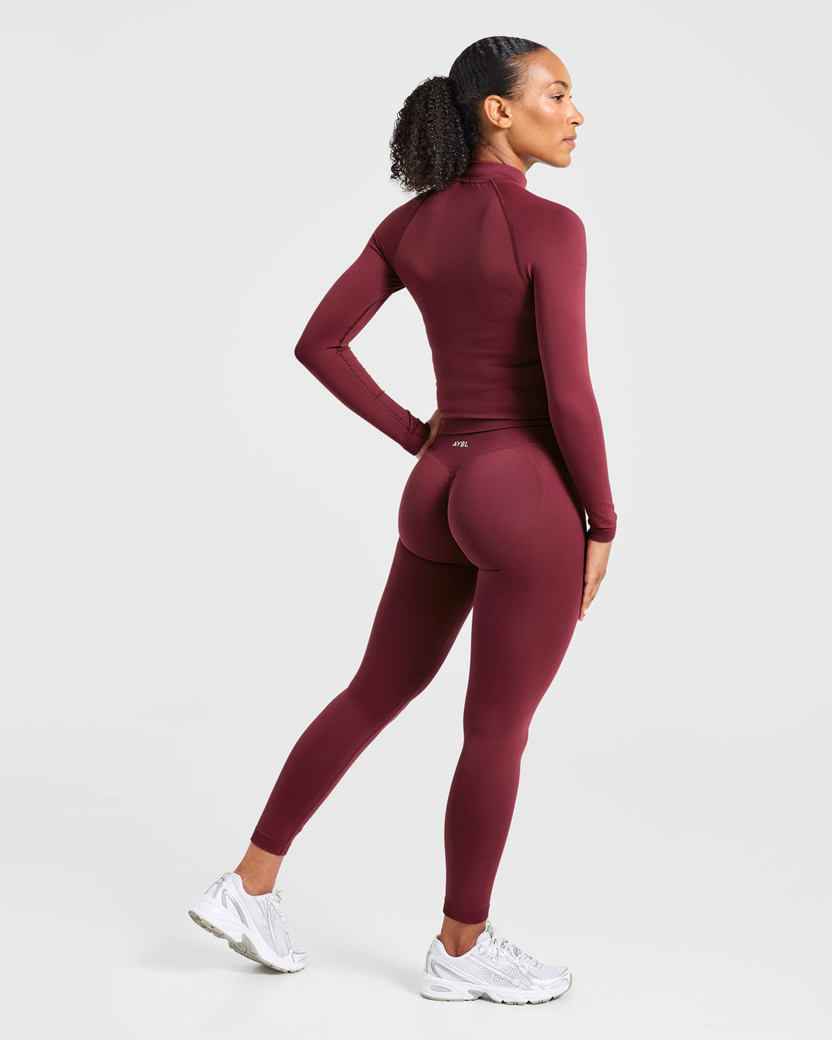 Enhance Seamless Jacket - Mahogany Red