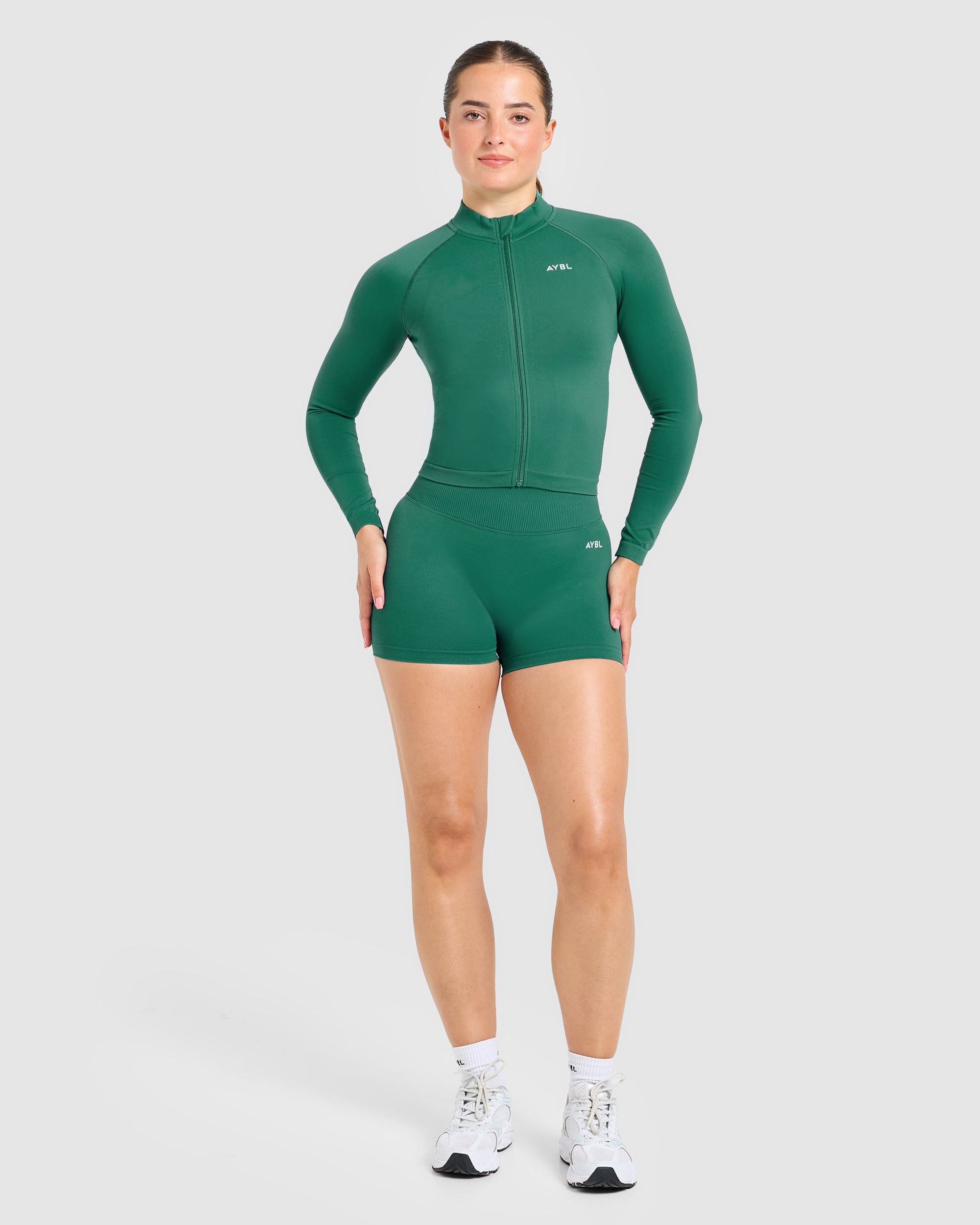 Enhance Seamless Jacket - Evergreen