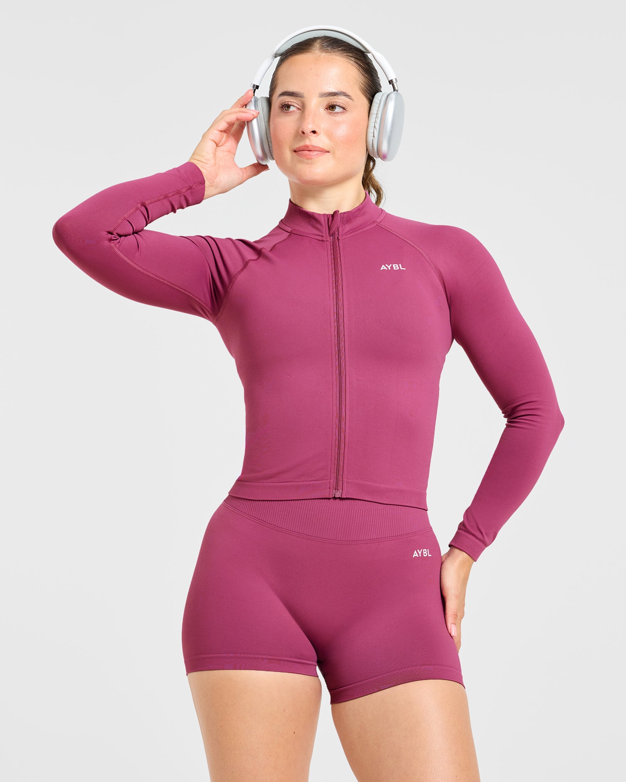Enhance Seamless Jacket - Dusky Rose