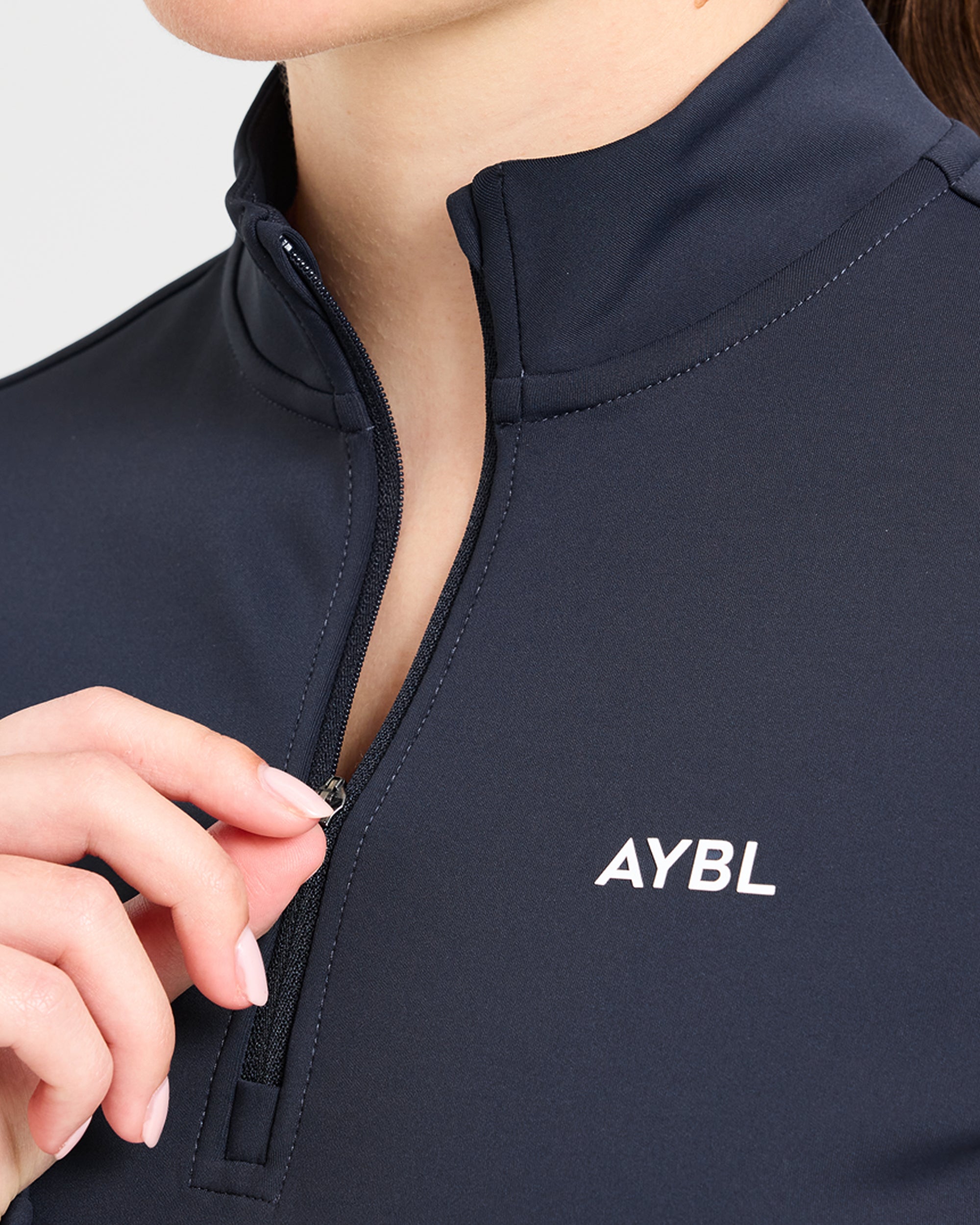 Classic 1/4 Zip Pullover - Navy Bleu