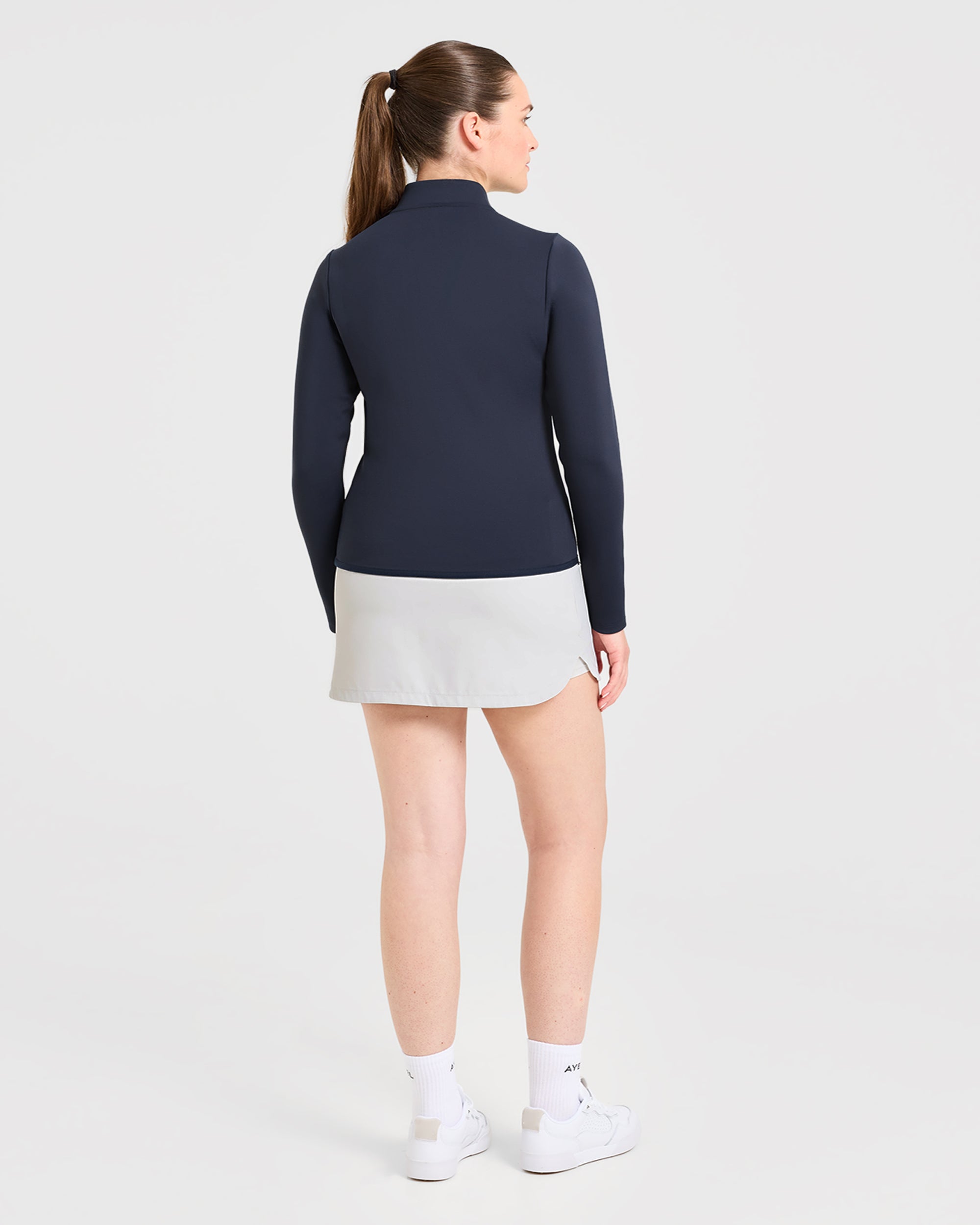 Classic 1/4 Zip Pullover - Navy Bleu