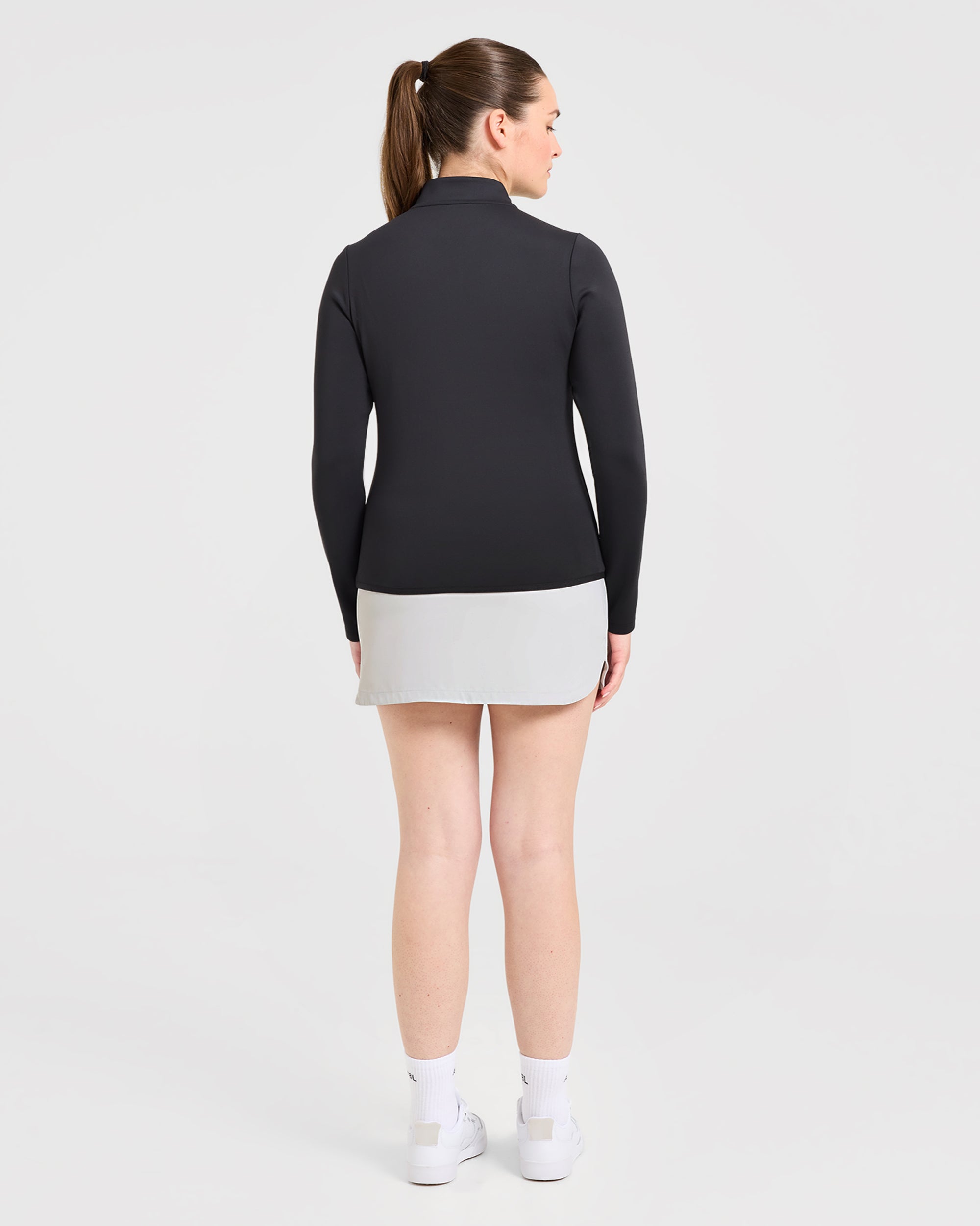 Classic 1/4 Zip Pullover - Noir