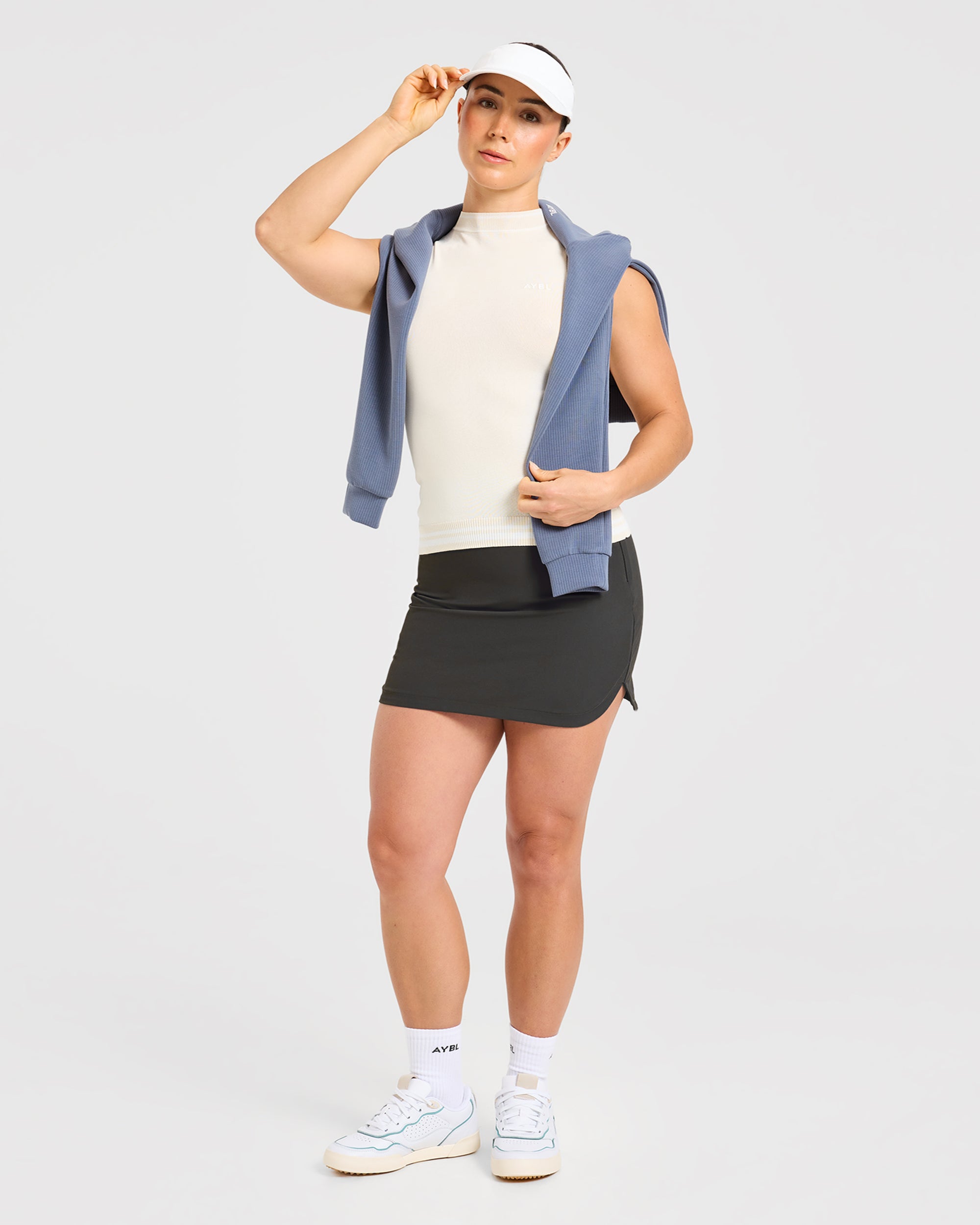 Classic Skort - Charcoal