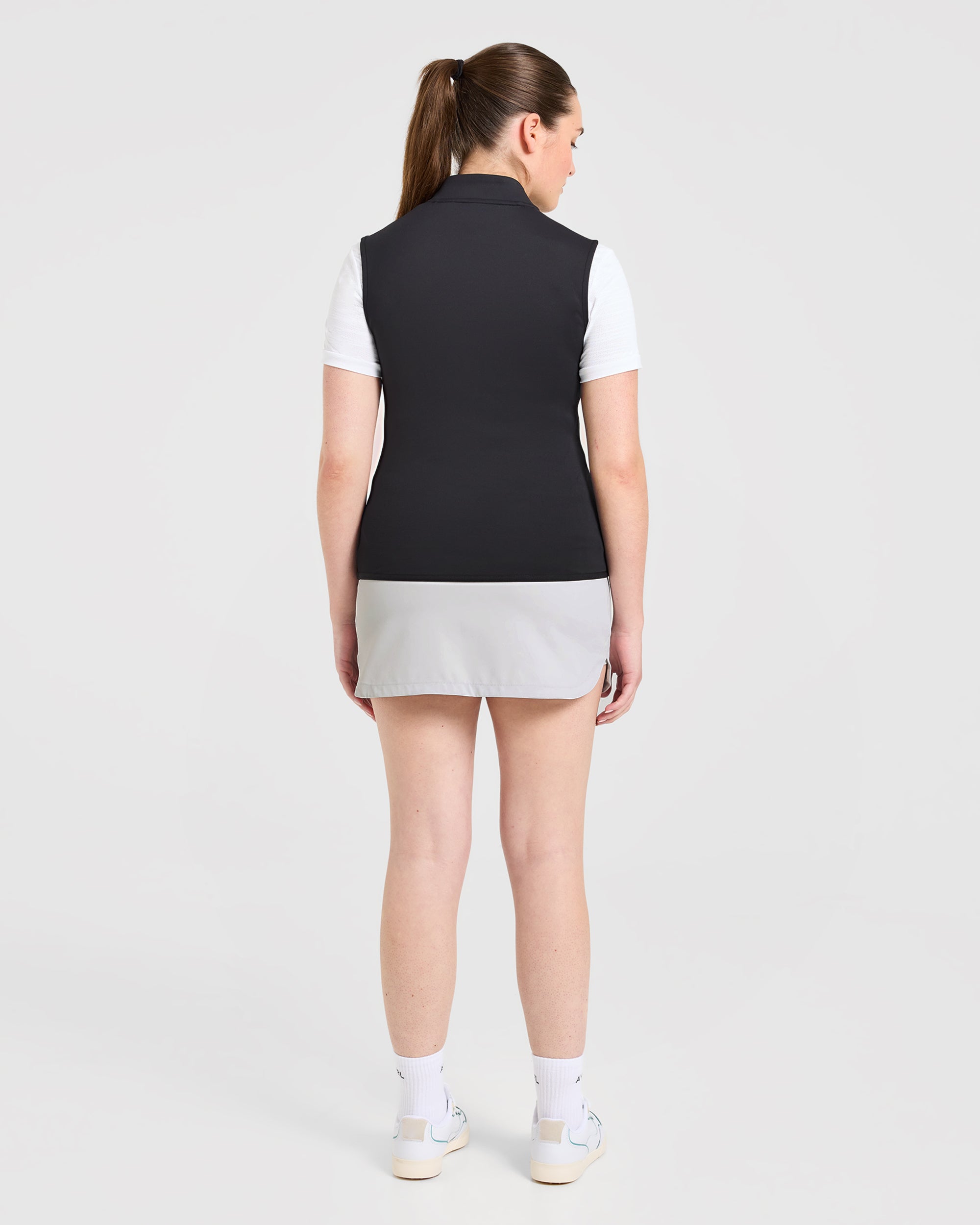 Classic 1/4 Zip Vest - Noir