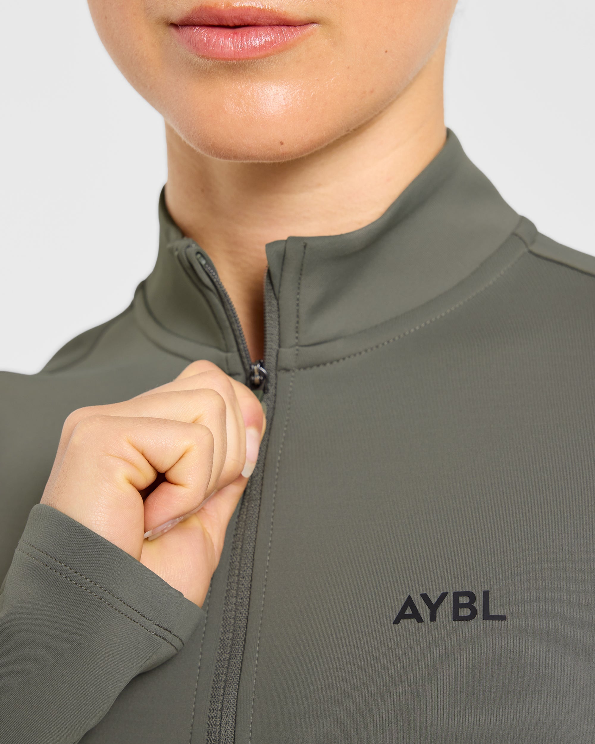 Classic 1/4 Zip Pullover - Deep Sage