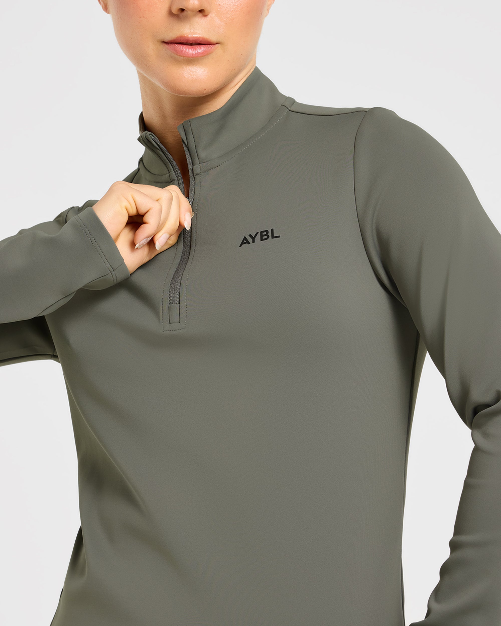 Classic 1/4 Zip Pullover - Deep Sage